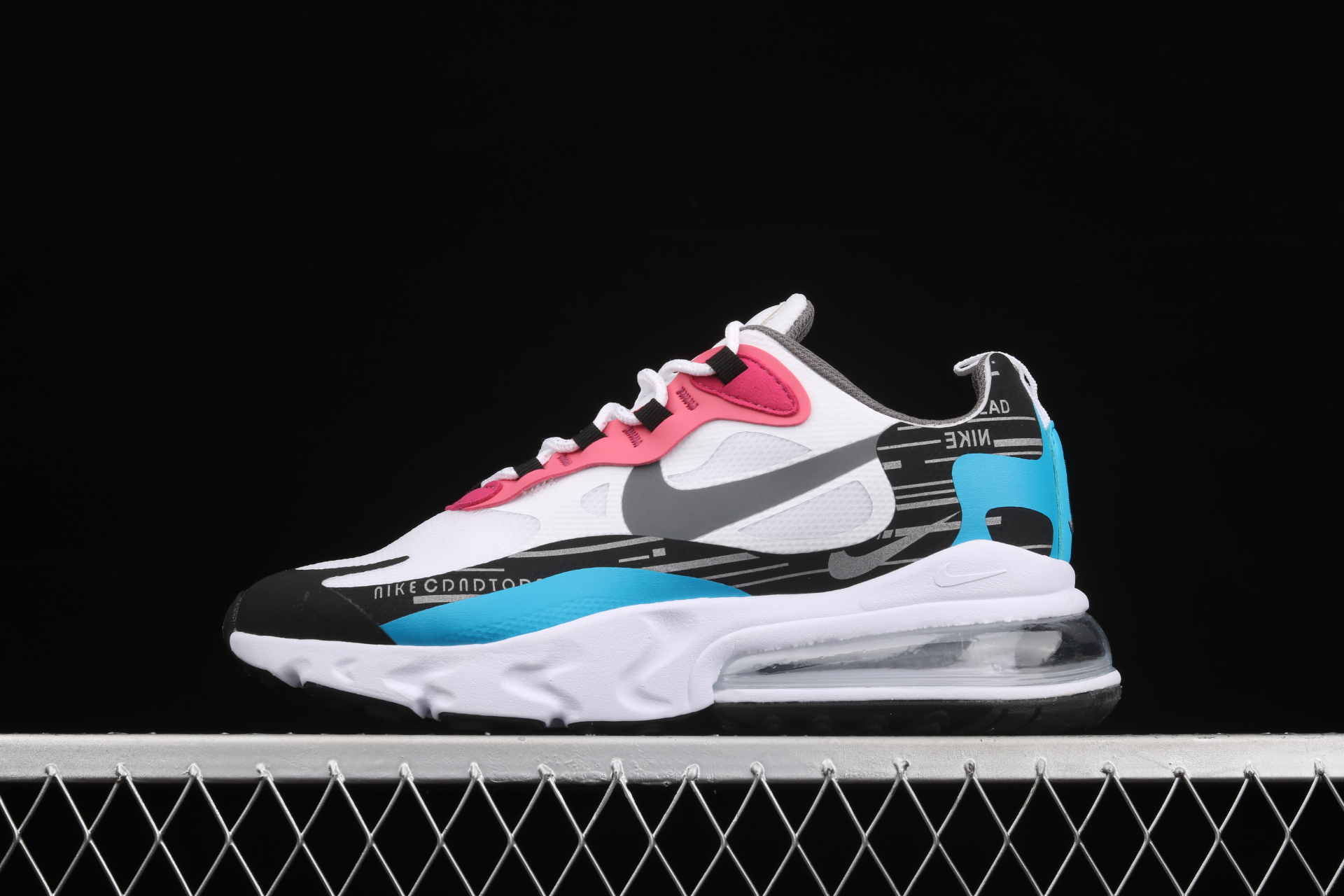 Air Max 270 React  White Laser Blue  DA4303-100 - Sneaker Replica Workshop