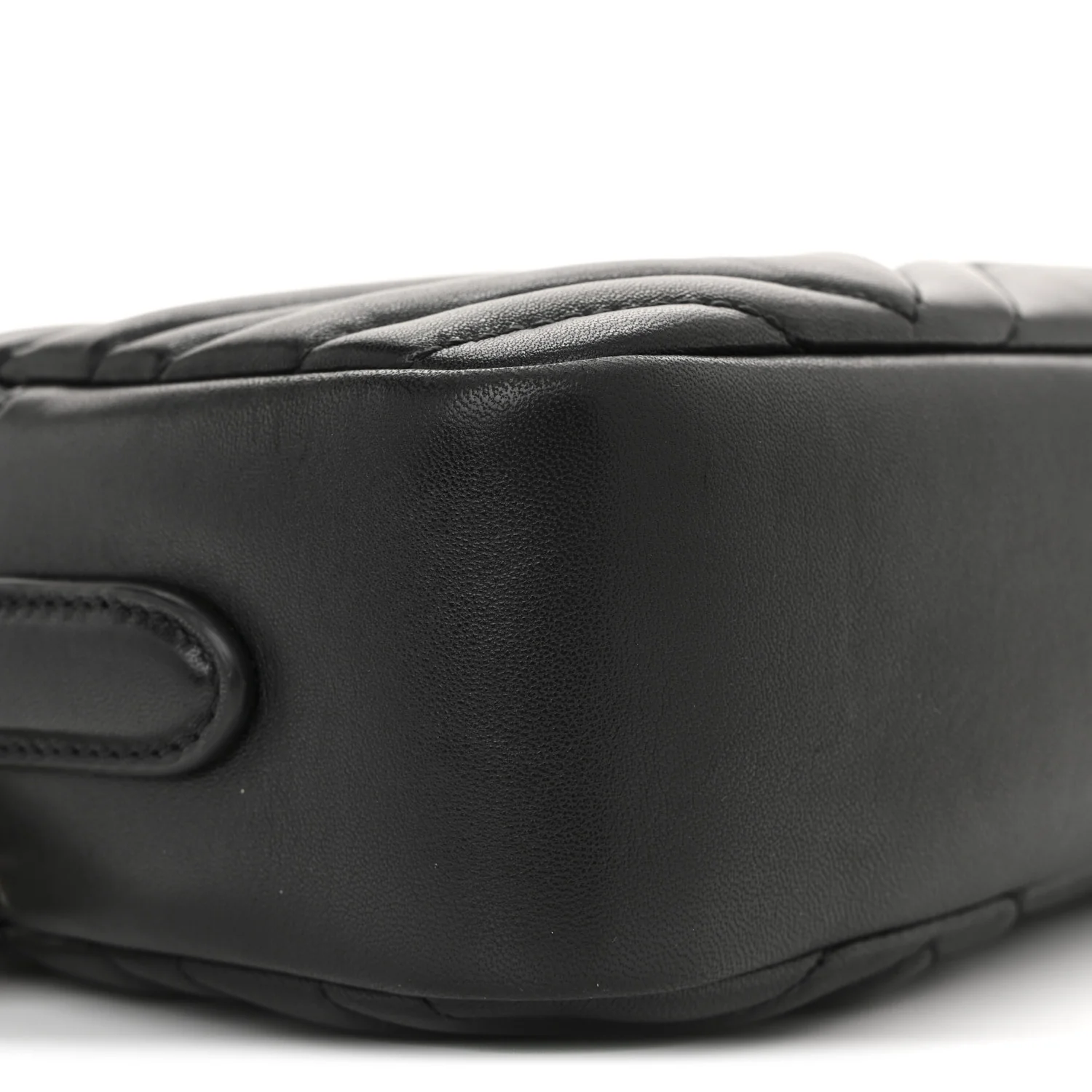 Calfskin Matelasse Small GG Marmont Camera Bag Black - Top Club