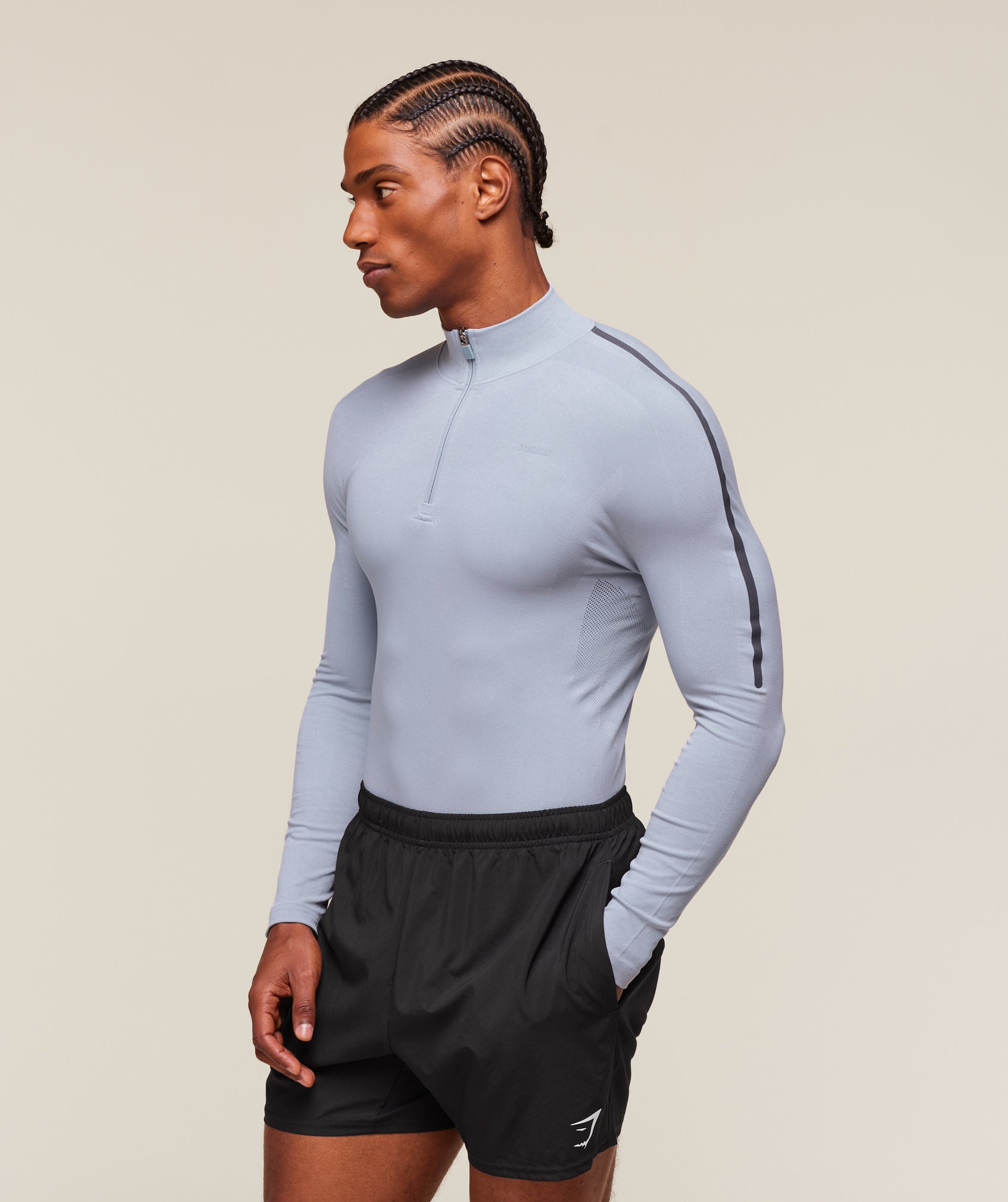 COACH everywear Warp Knit 1/4 Zip