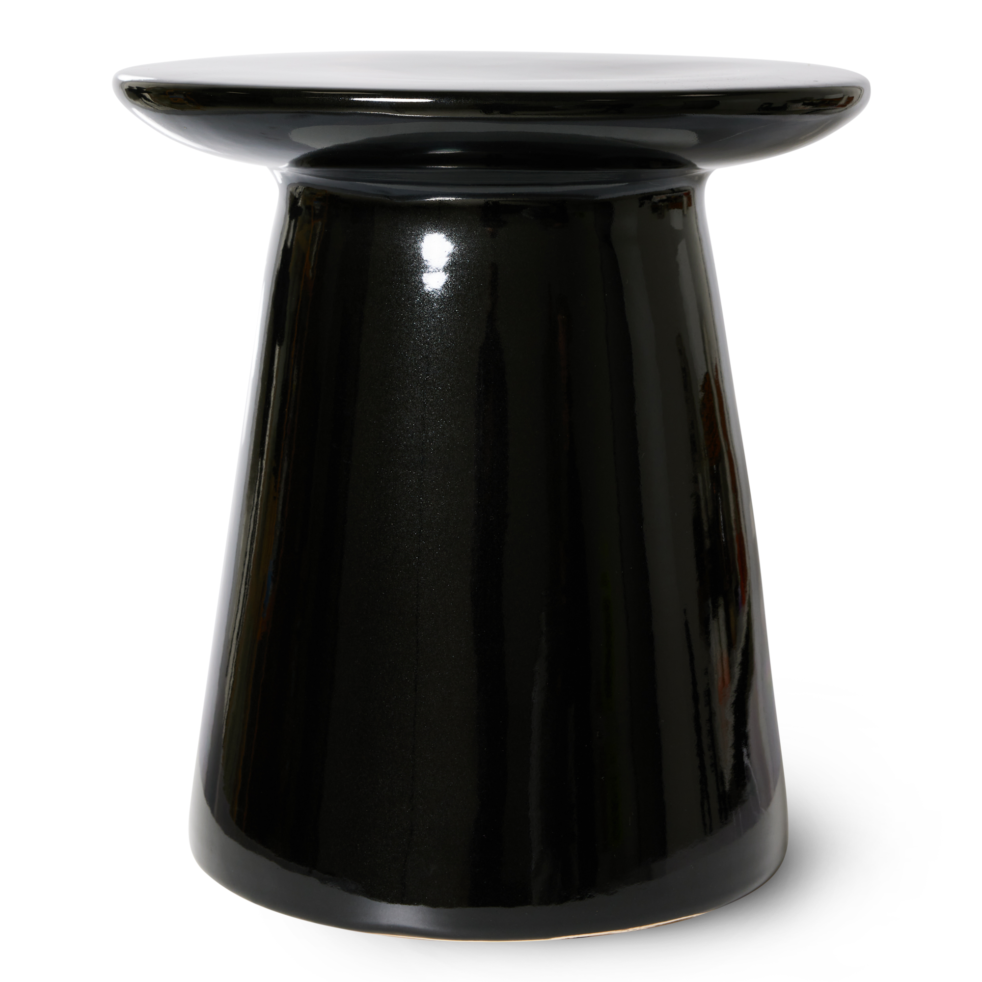 Bijzettafel Earthenware M black