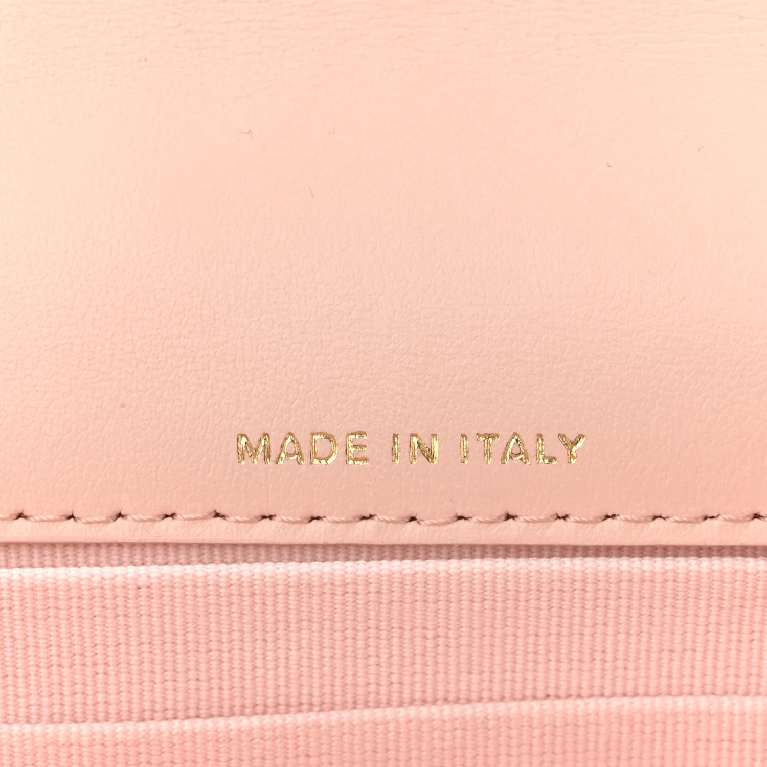 Crumpled Calfskin Quilted Braided CC Mini Flap Light Pink - Top Club