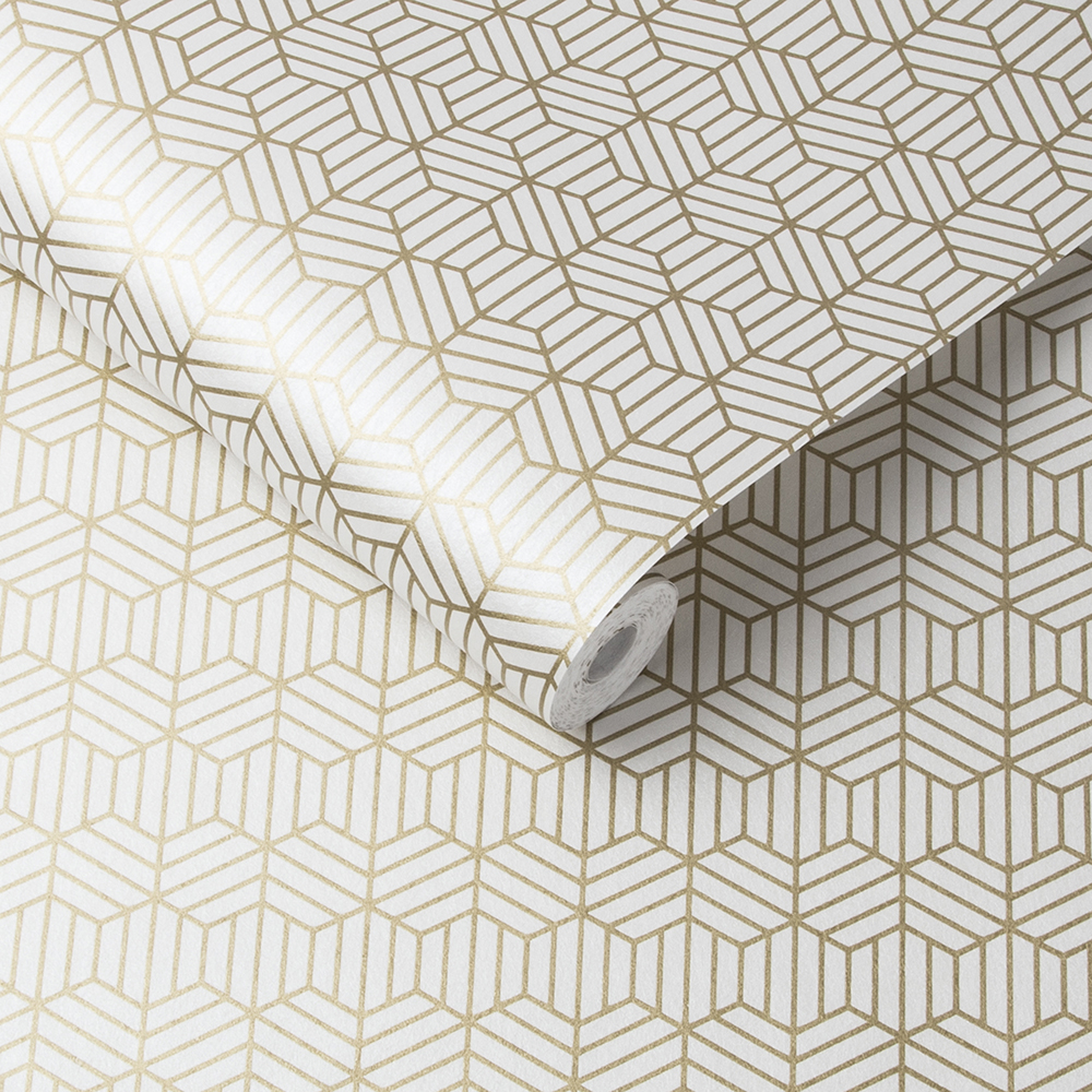 Graham & Brown  vliesbehang  Echo Pearl Gold Graham & Brown  vliesbehang  Echo Pearl Gold