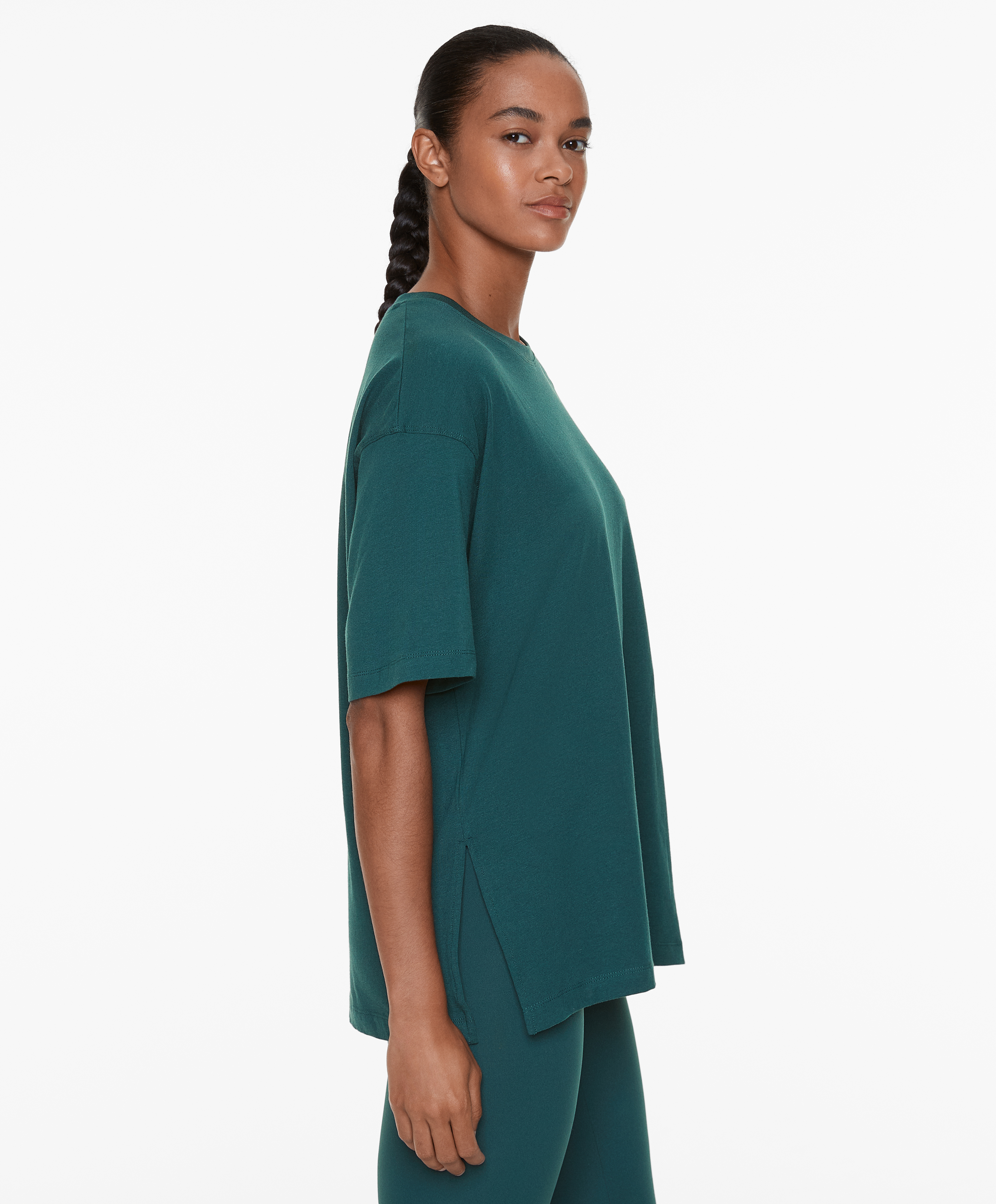 OYSHO Short sleeve cotton blend T-shirt