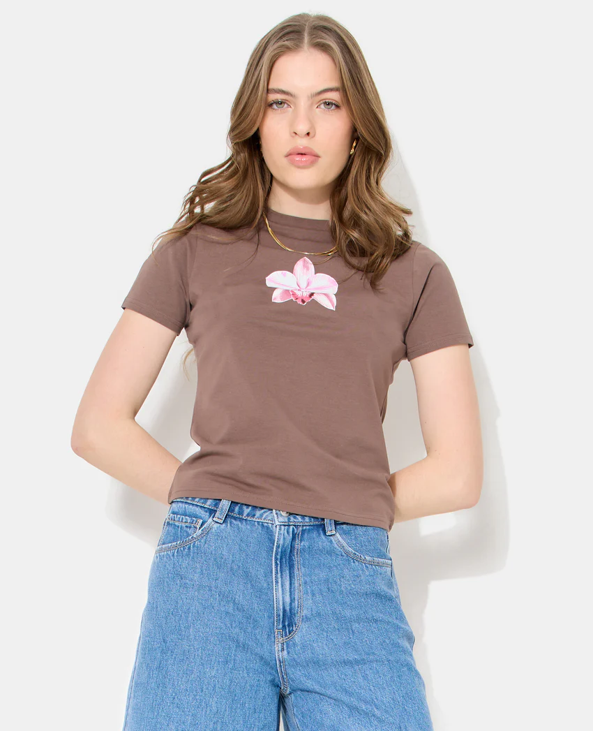 Pimkie T-shirt ajusté avec orchidée