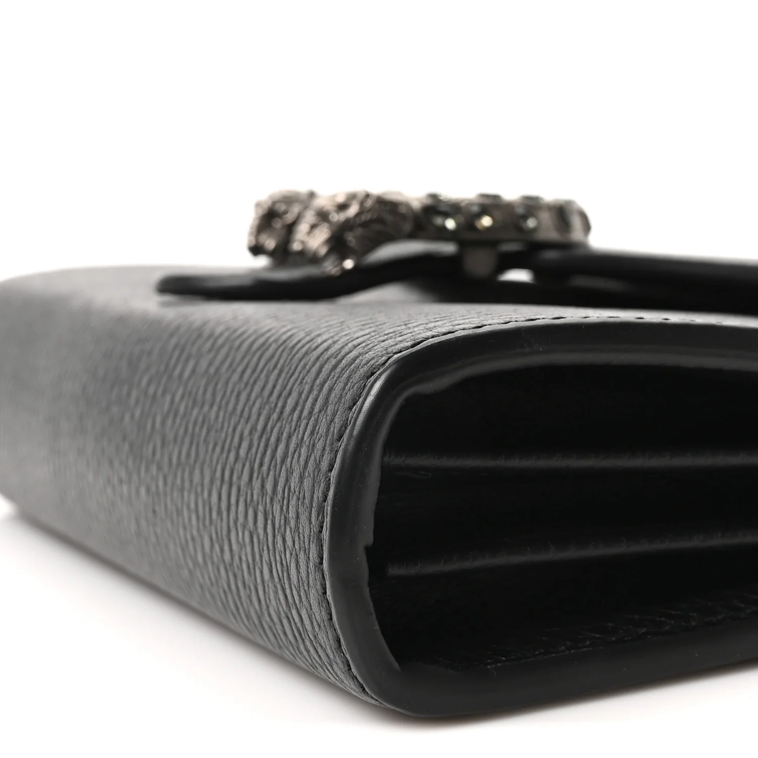 Calfskin Mini Dionysus Chain Wallet Black - Top Club