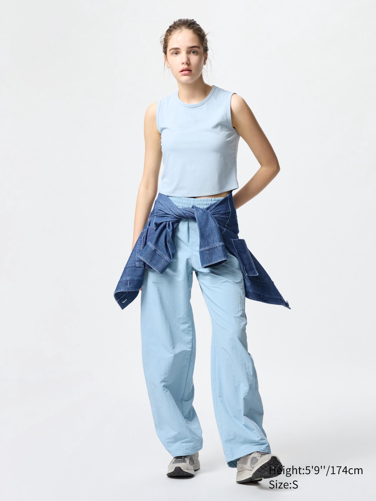 AIRism Soft Ribbed Sleeveless T-Shirt