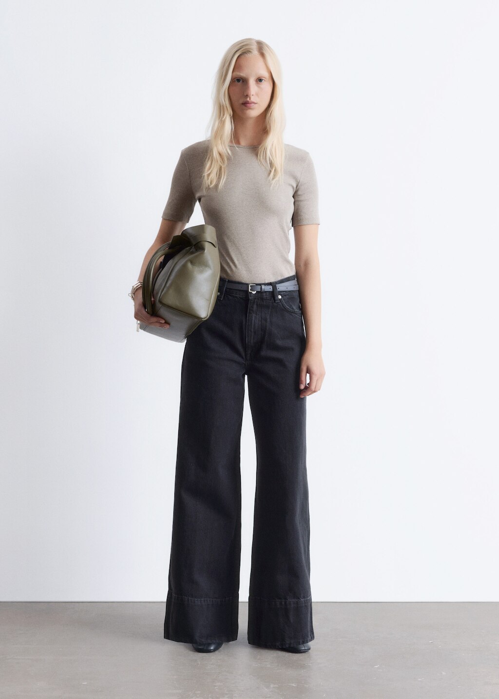 & Other Stories RIBBED T-SHIRT