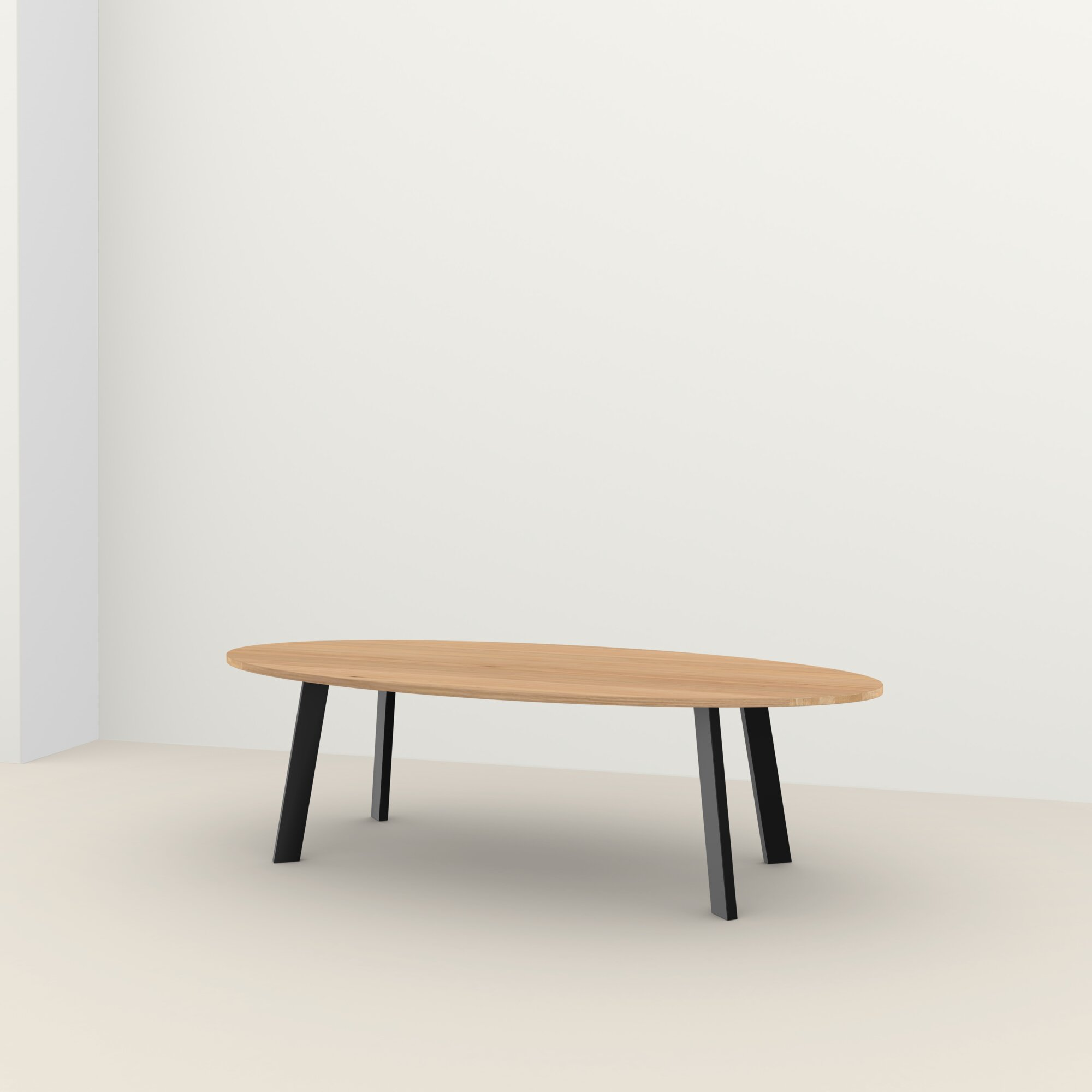 Studio HENK tafel New Co Ovaal, zwart frame - Smart Collecti