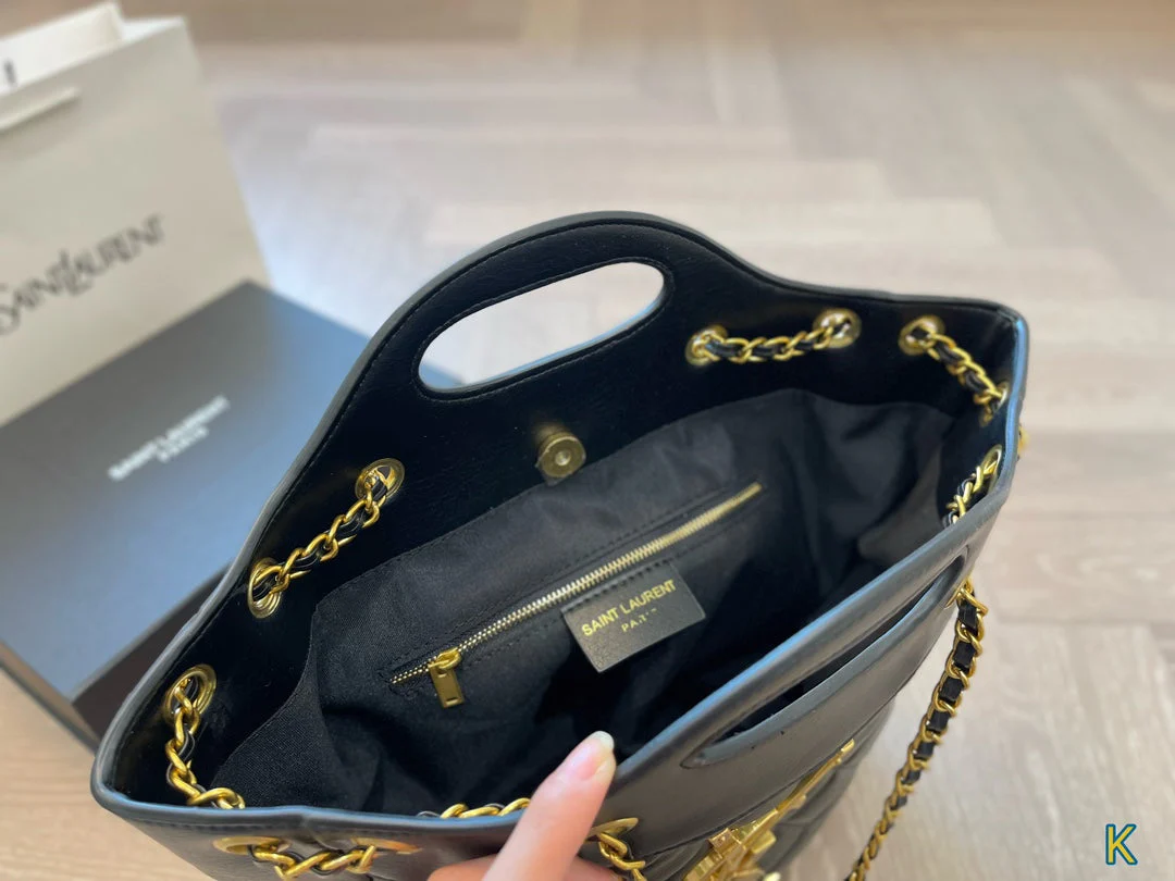 YSL SAINT LAURENT New Shopping Tote Bag 25x27cm - Top Club