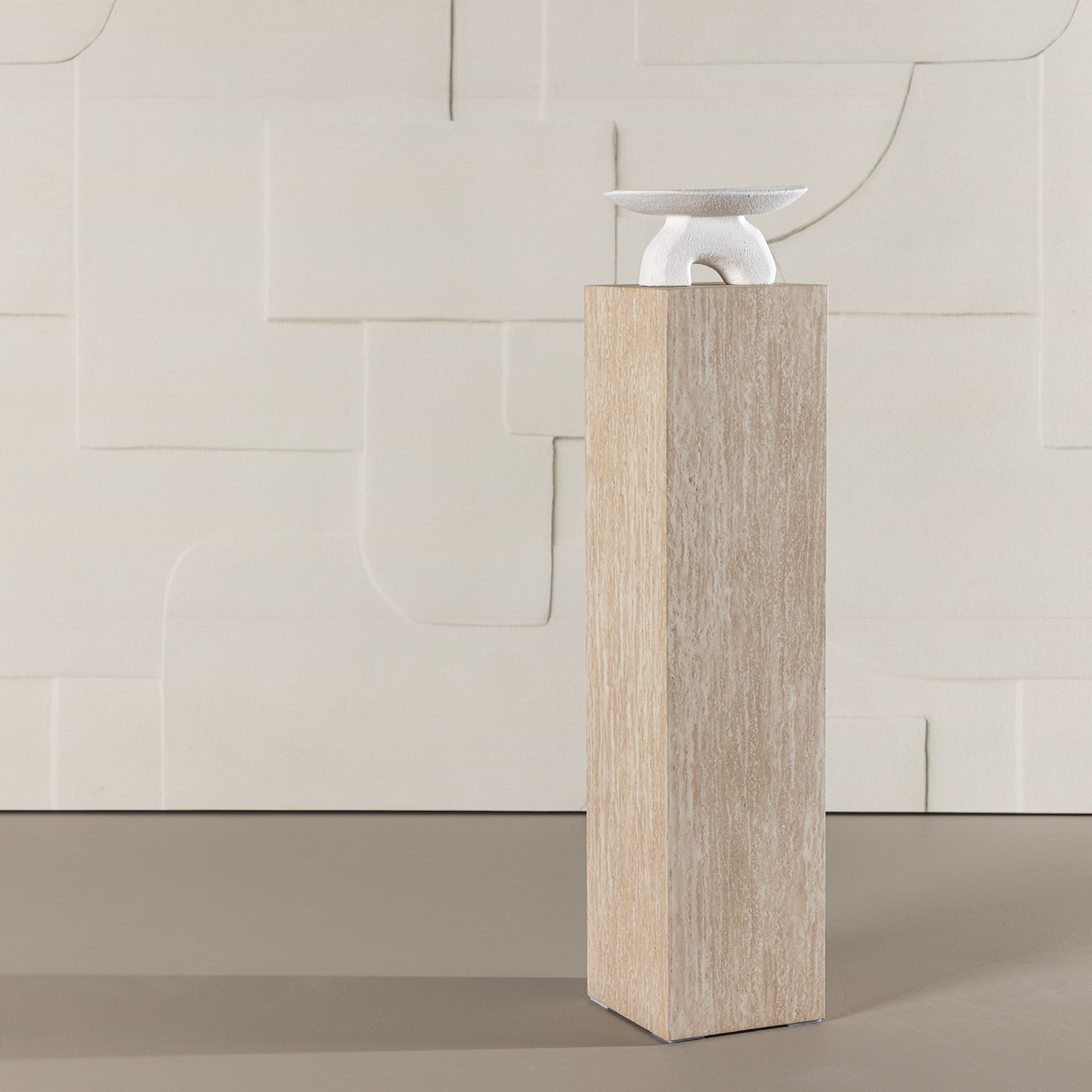 Decoratieve zuil Rana Beige - 95 x 23 cm