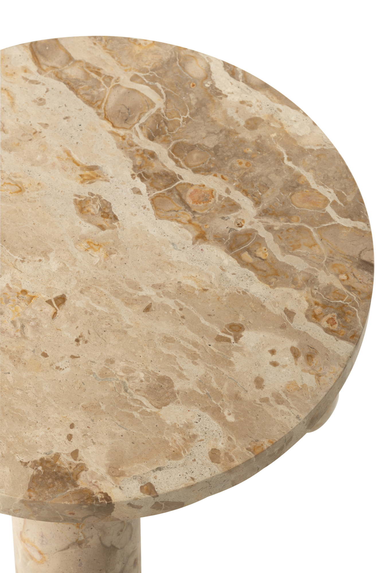 Bijzettafel Marmer beige