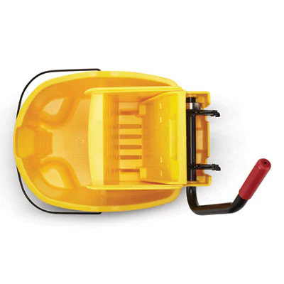 WAVEBRAKE 2.0 BUCKET & SIDE PRESS WRINGER COMBO YELLOW - Victorias Cleaning and Janitor