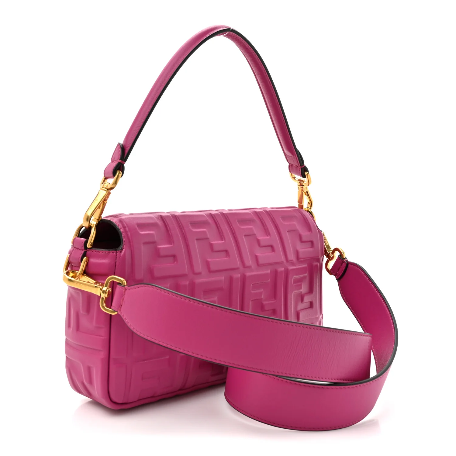 Nappa FF 1974 Embossed Baguette Ciclamino Pilar - Top Club