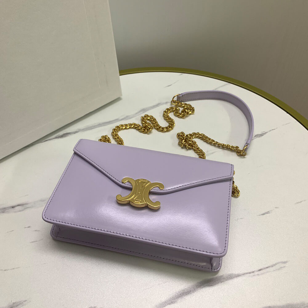 WALLET ON CHAIN MARGO in Shiny calfskin(HIGH-END GRADE) - Top Club
