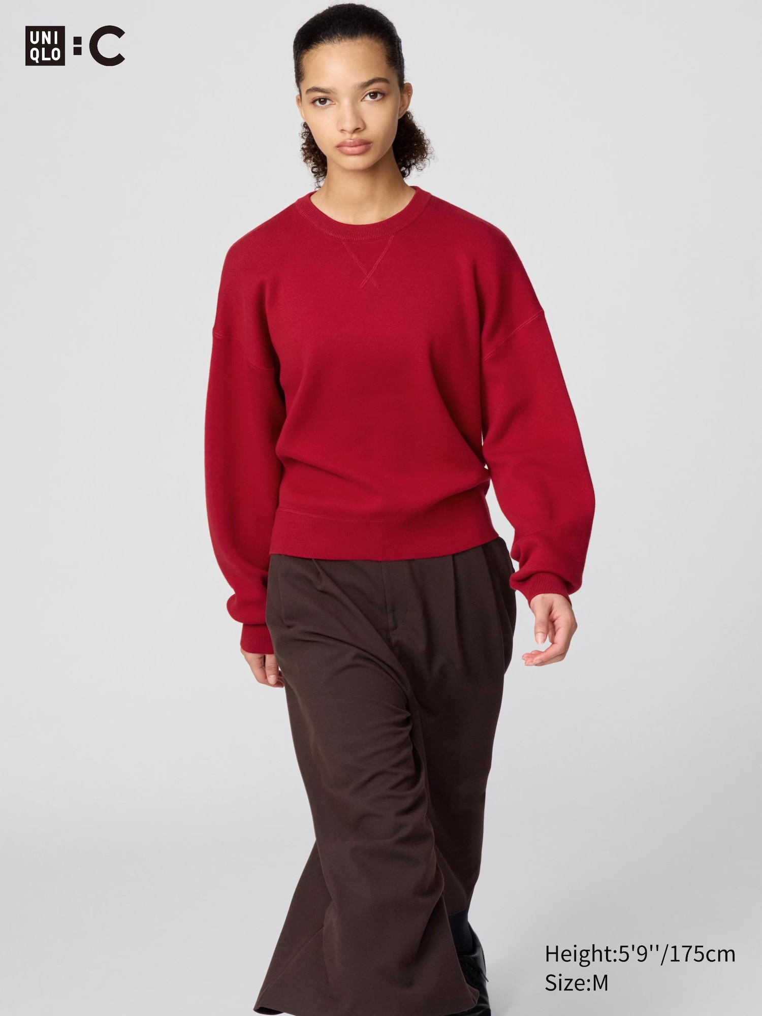 UNIQLO : C Smooth Cotton Crew Neck Sweater