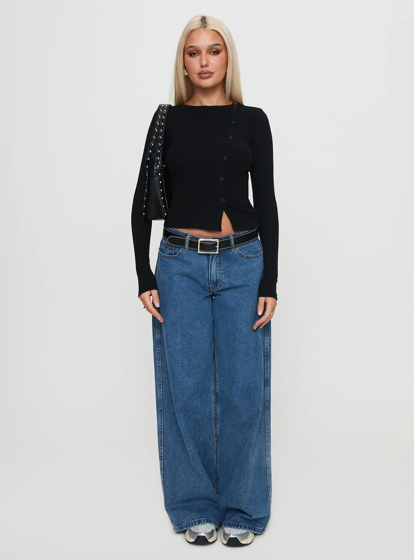 Passoni Long Sleeve Top Black