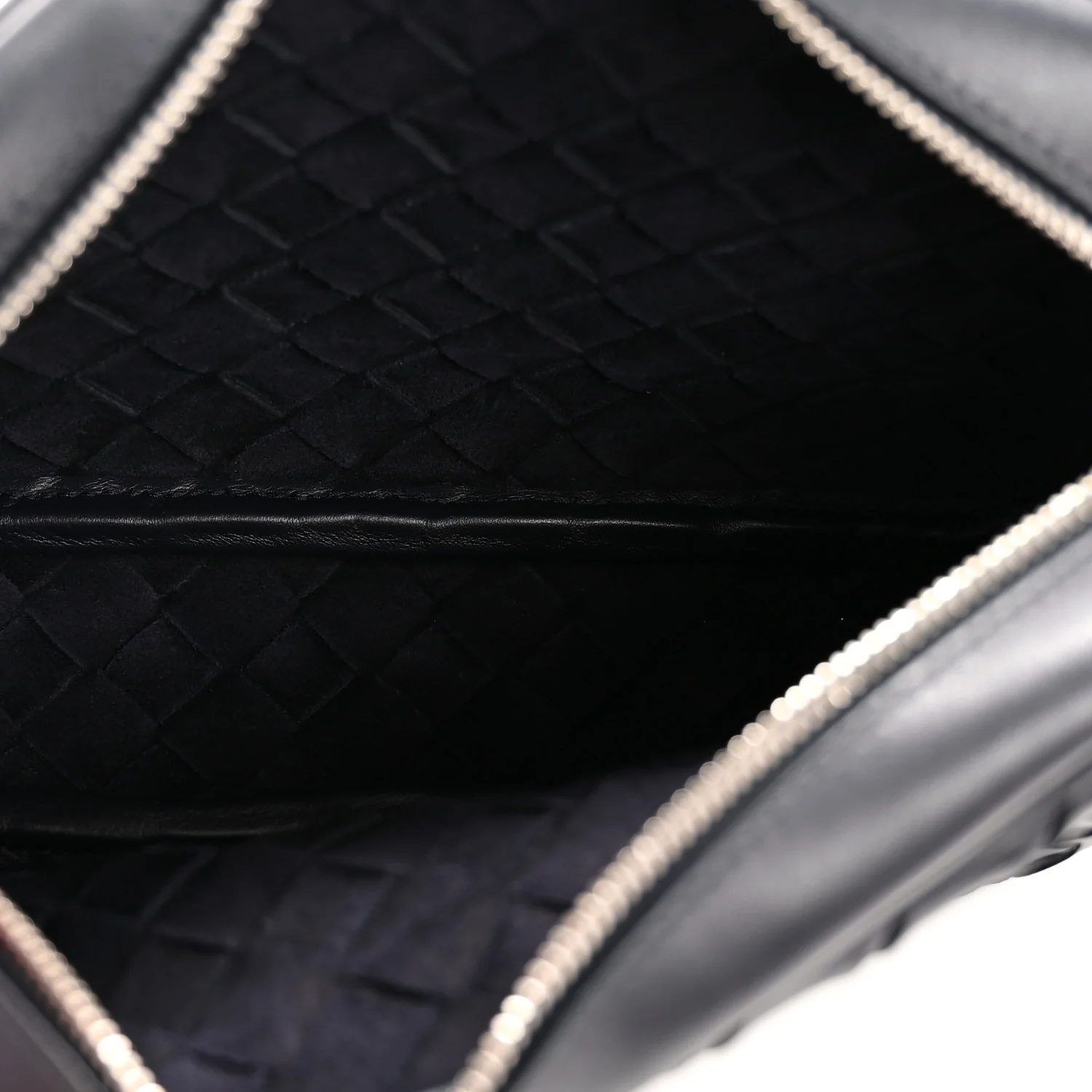 Calfskin Intrecciato Small Camera Bag Navy - Top Club