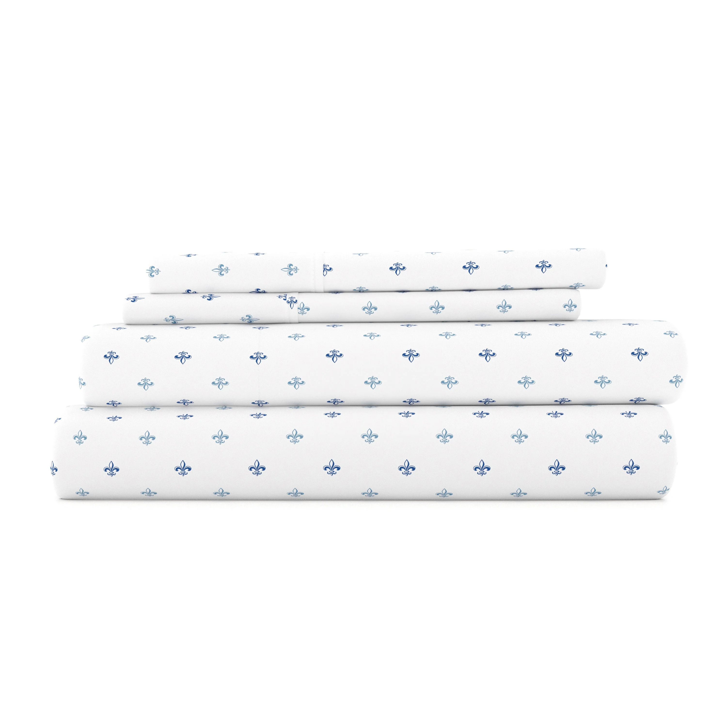 Lily Pattern 4-Piece Sheet Set - Sale