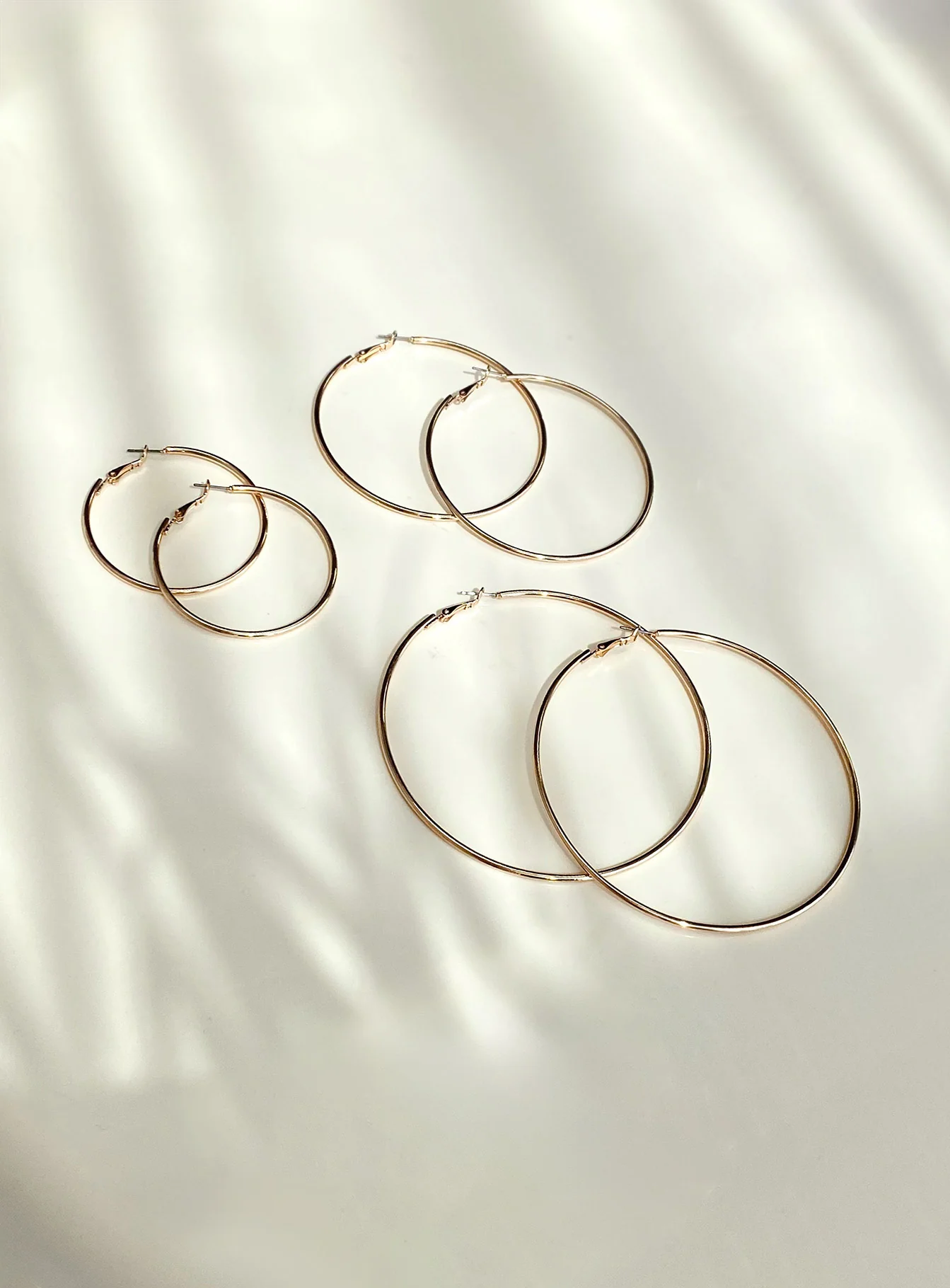 Guessing Game Hoop Earring Pack Gold