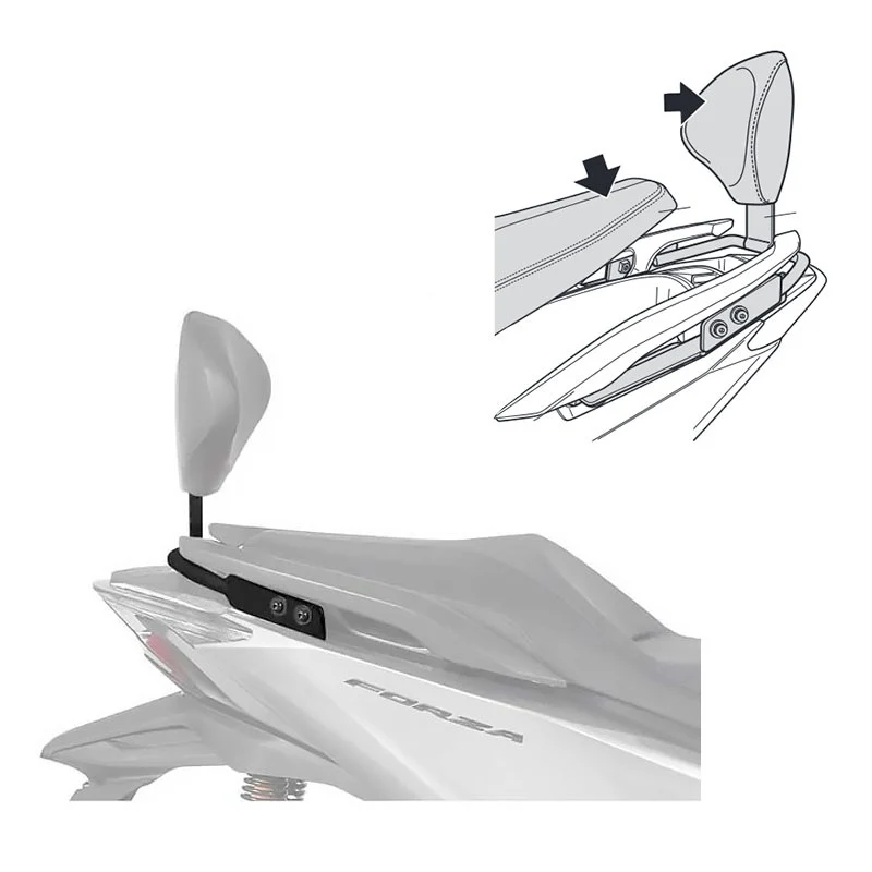 SHAD BACKREST ANCHOR H0FR11RV - HONDA FORZA 125/350 ABS