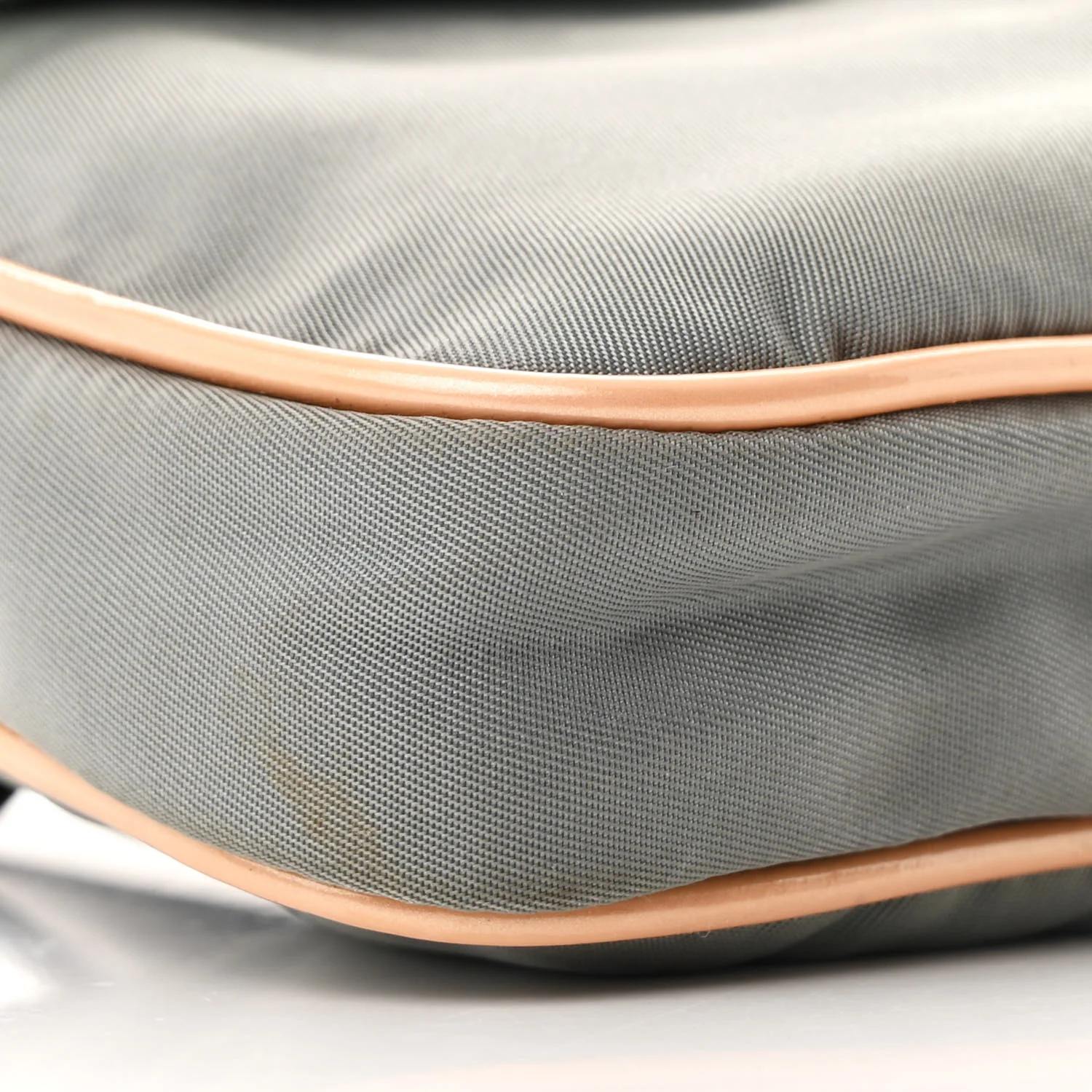 Nylon Vernice Belt Bag Pink Gray - Top Club