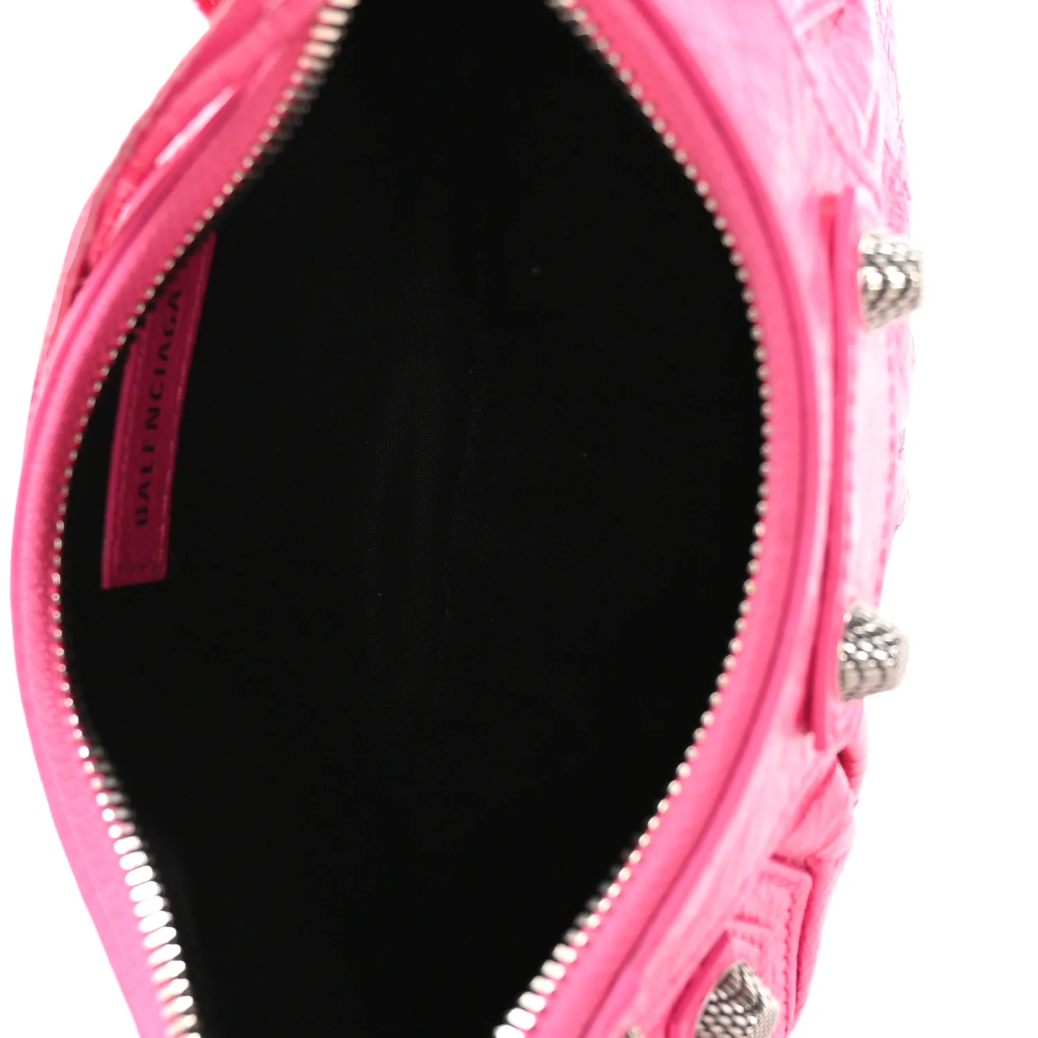 Agneau Arena Le Cagole Shoulder Bag XS Hot Pink - Top Club