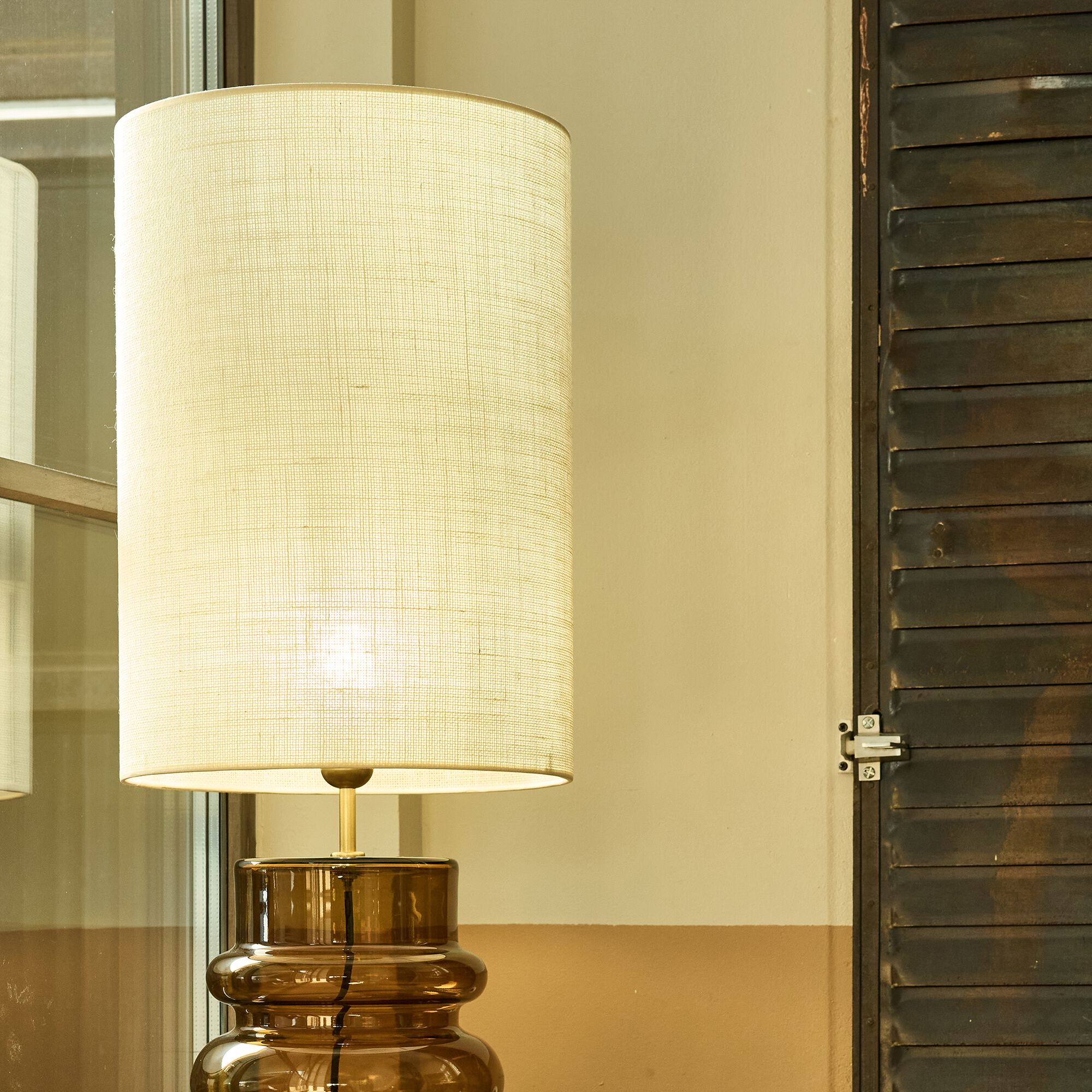 SALVIA - Abat-jour cylindrique non électrifiée en jute D35xH50cm - naturel