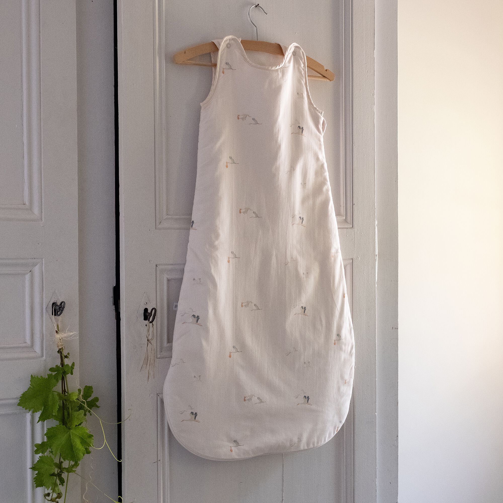 ENVOL - Gigoteuse évolutive en coton bio 90x48cm - blanc