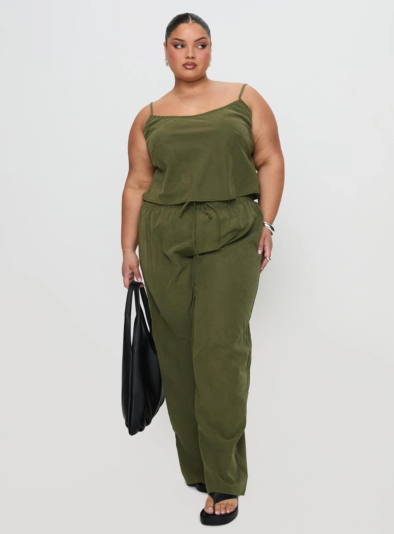 Paigey Set Khaki Curve
