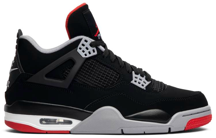 Air Jordan 4 Retro OG  Bred  2019 308497-060 Reps - Sneaker Replica Workshop