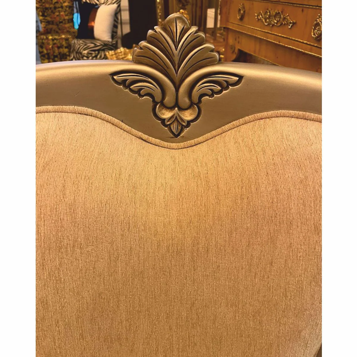 Luxury Baroque Living Room Armchair Set of 2 Colorful / Silver - Baroque Style Furniture