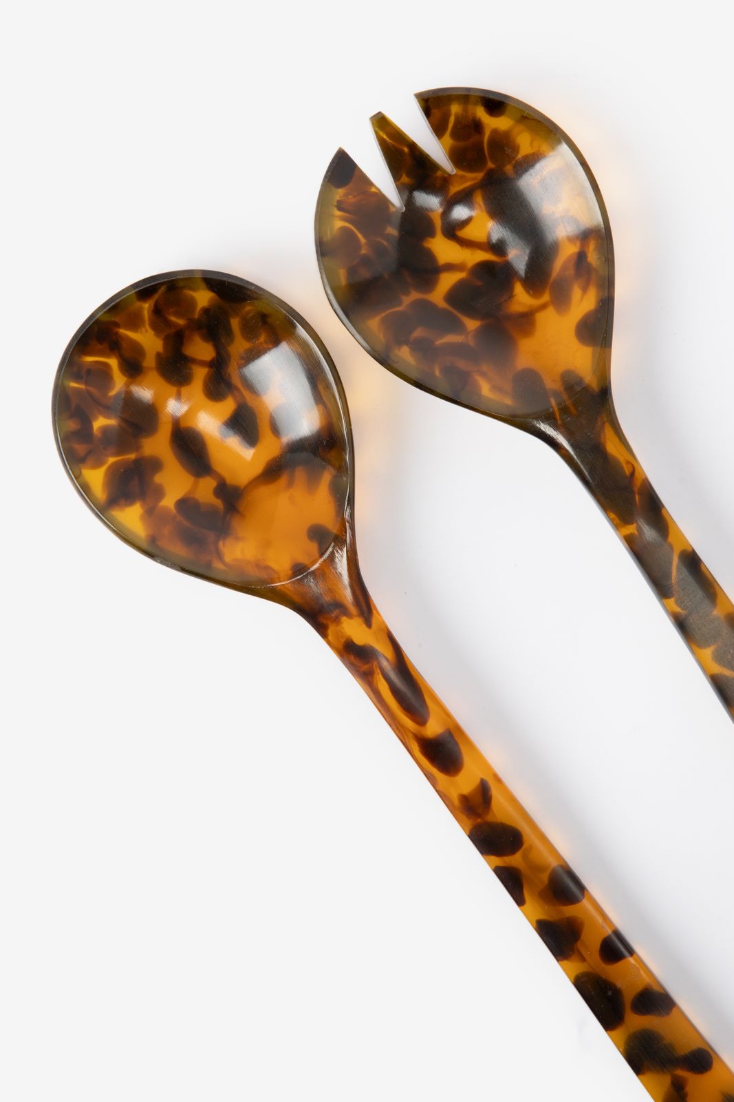 Donkerbruin slabestek met leopard print