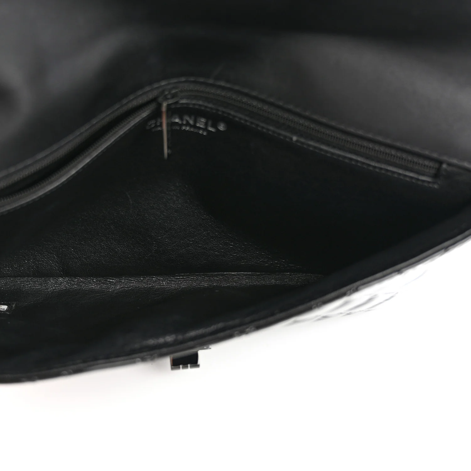 Patent Calfskin Quilted Reissue 2.55 Clutch So Black - Top Club