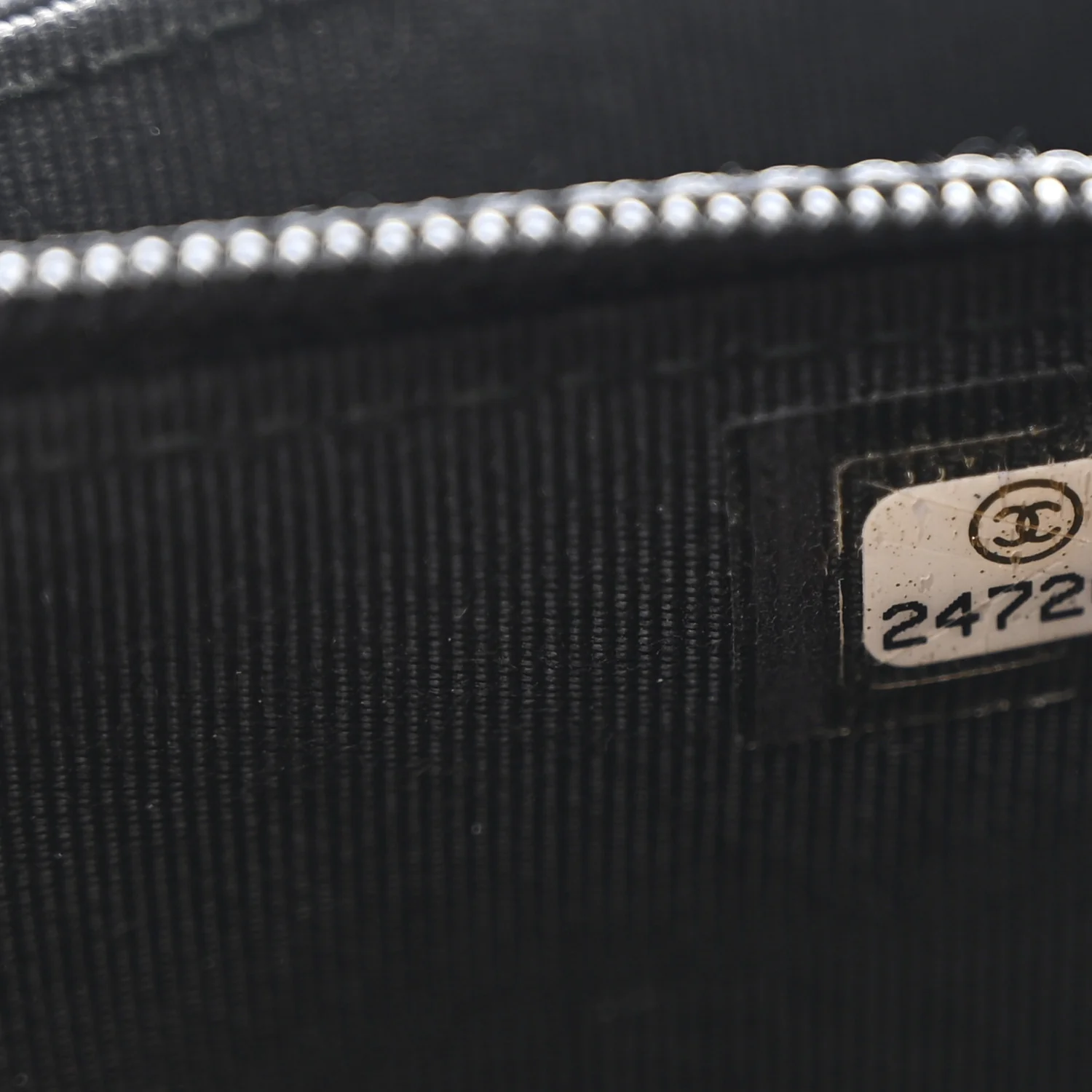 Aged Calfskin Chevron Quilted Reissue 2.55 Square Wallet On Chain WOC So Black - Top Club