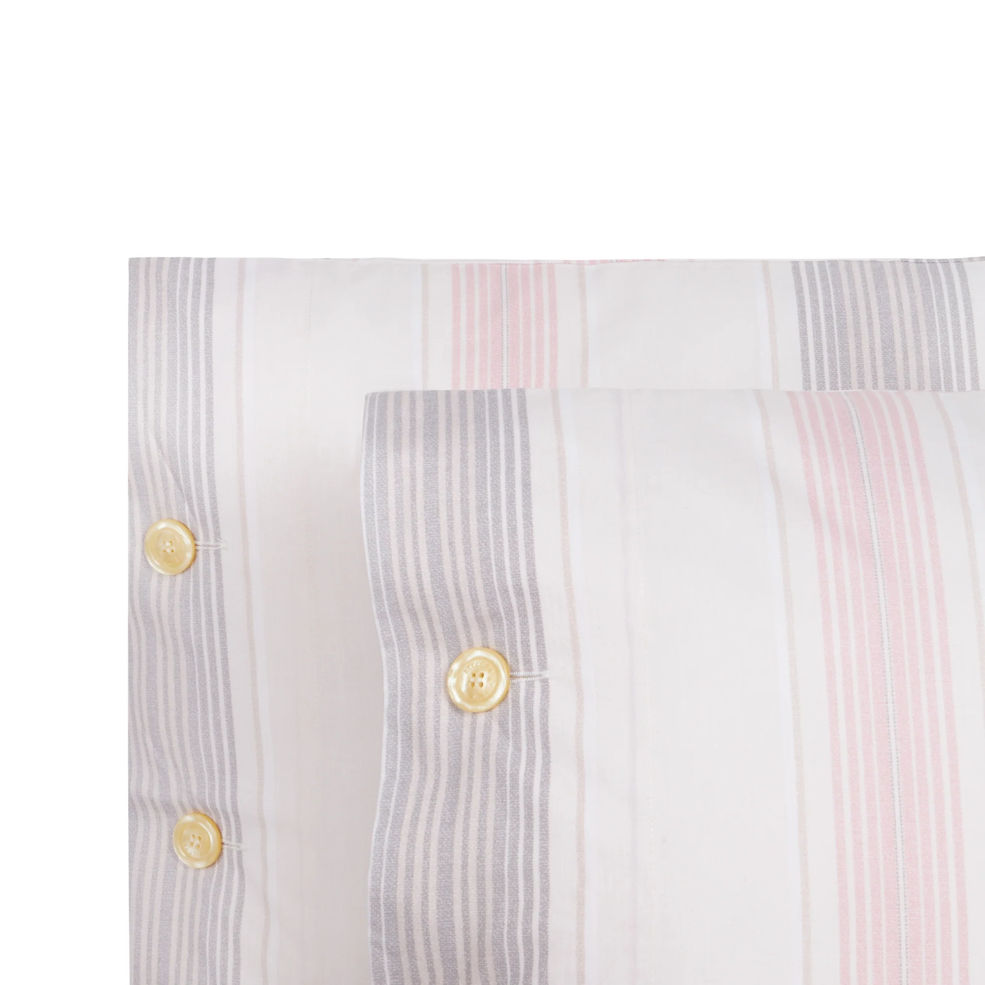 Lenzuolo Copriletto Con Federe In Percalle Regimental 250X290 + 2 Federe Rosa Bellora