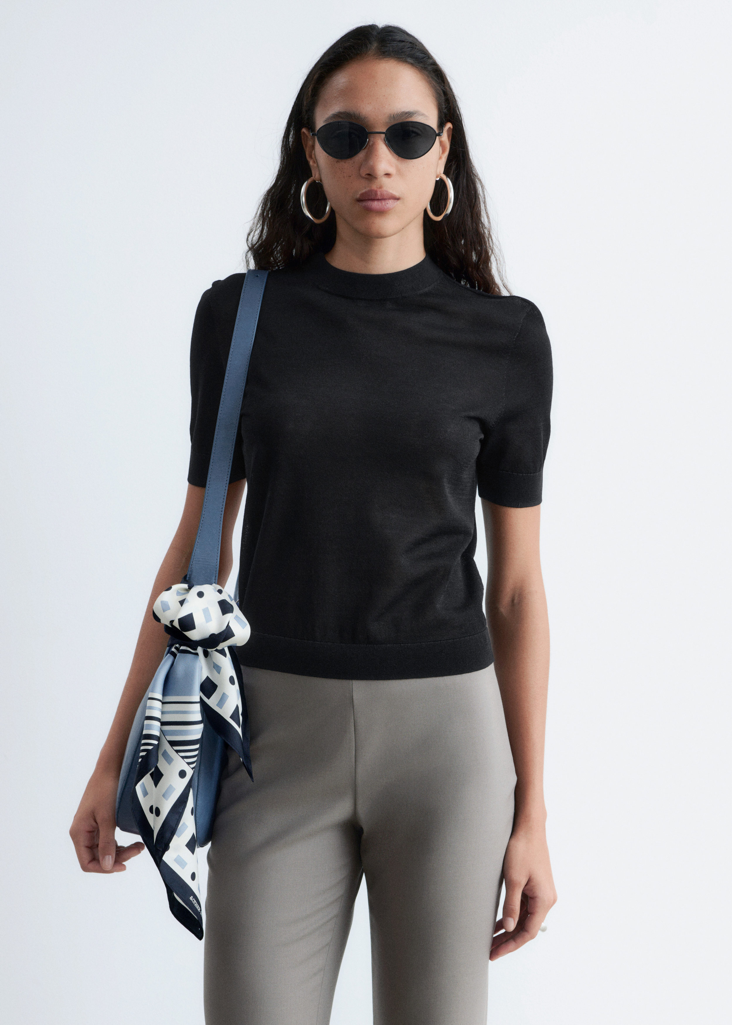 & Other Stories FINE-KNIT T-SHIRT