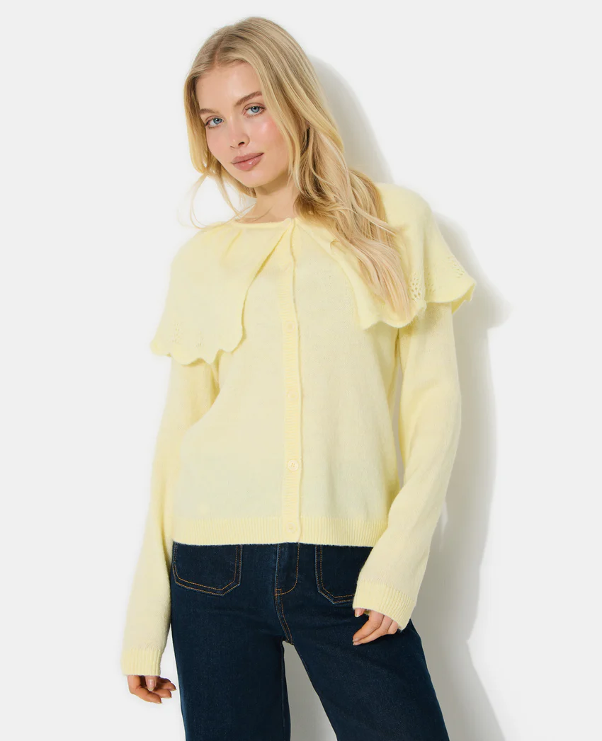 Pimkie Gilet avec cape en maille ajourée