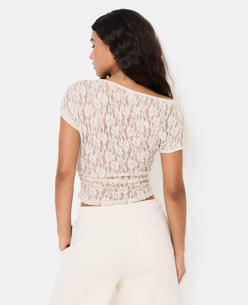 Pimkie Top asymétrique en dentelle
