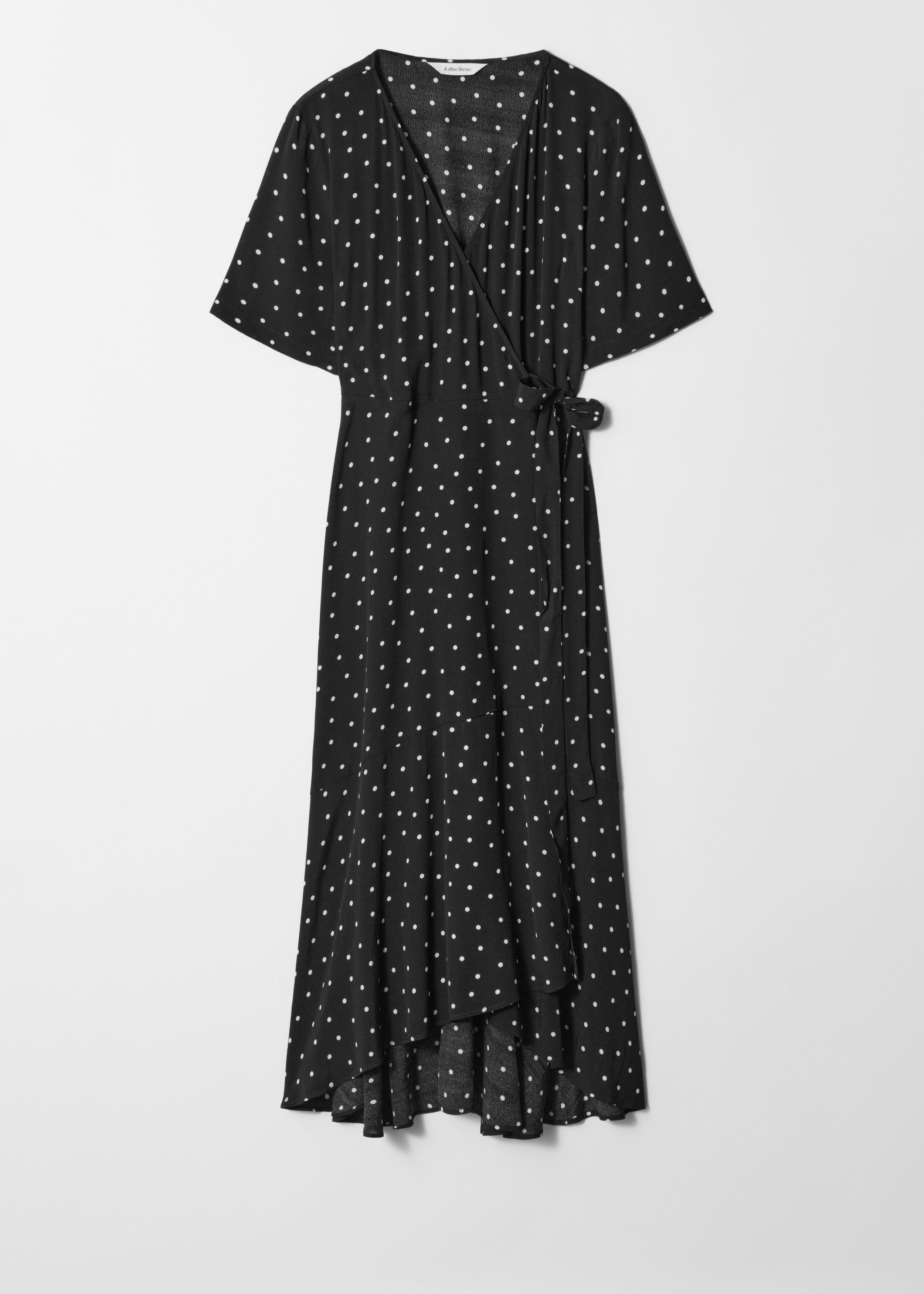 & Other Stories WRAP MIDI DRESS