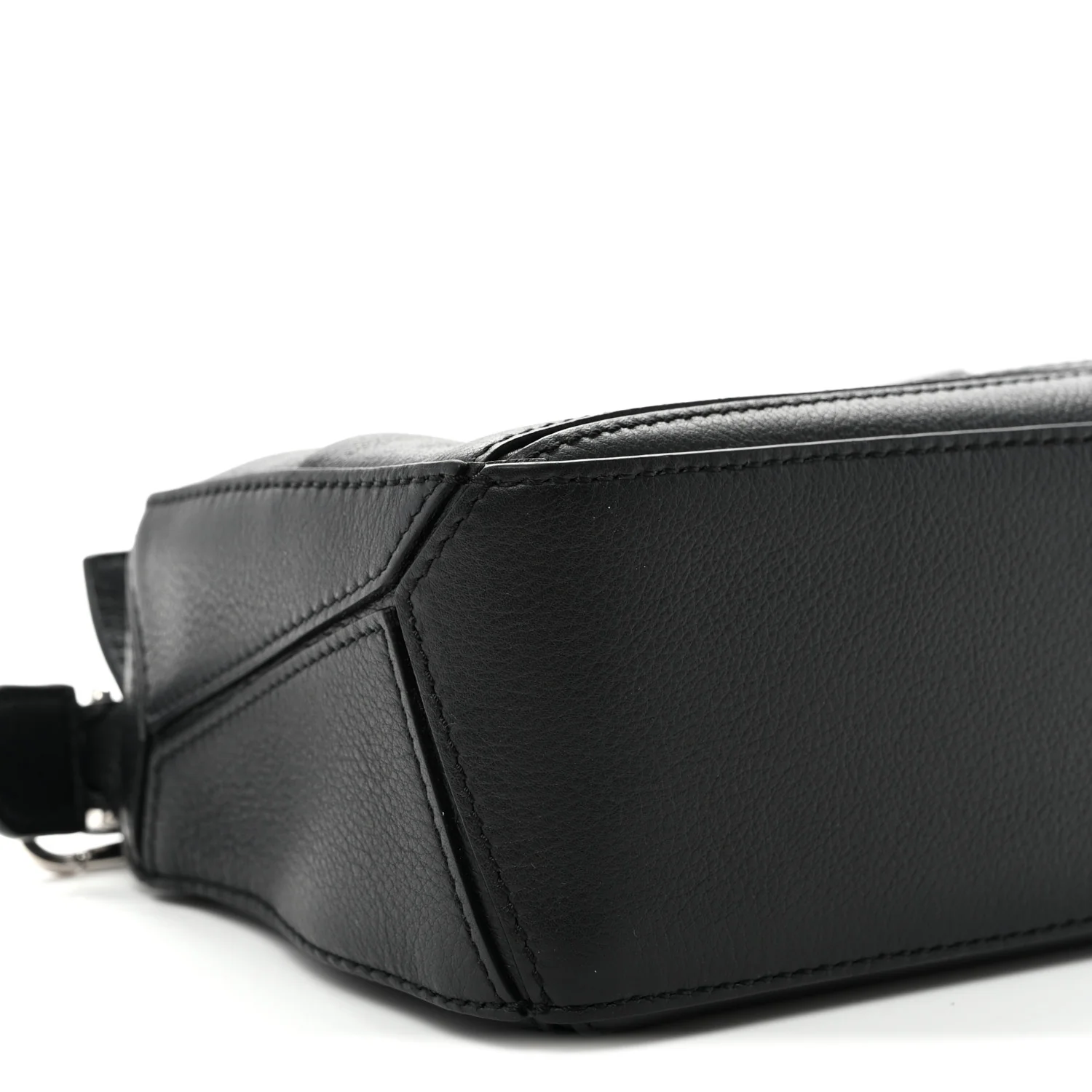 Calfskin Mini Puzzle Bag Black - Top Club