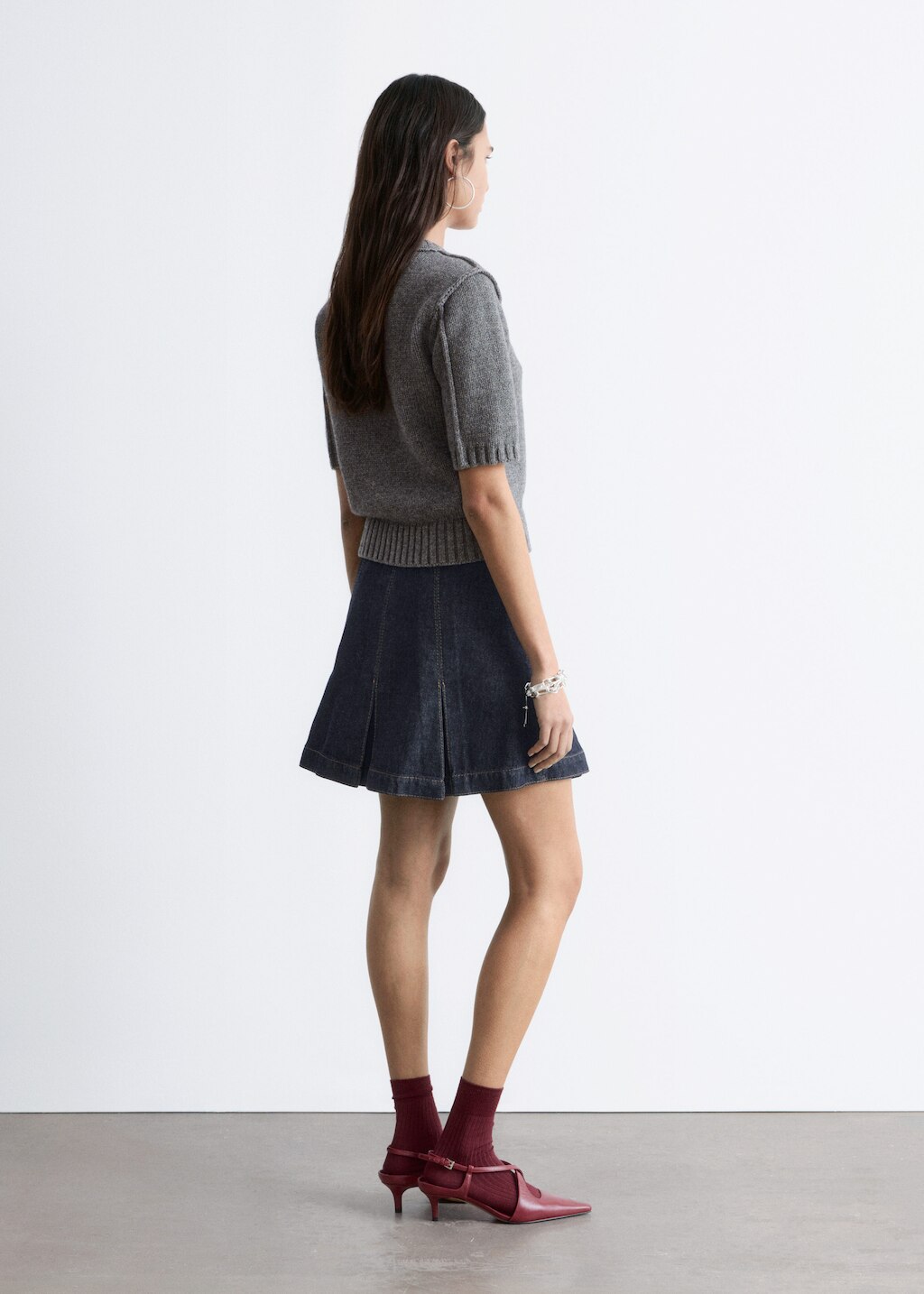 & Other Stories RIB-KNIT T-SHIRT