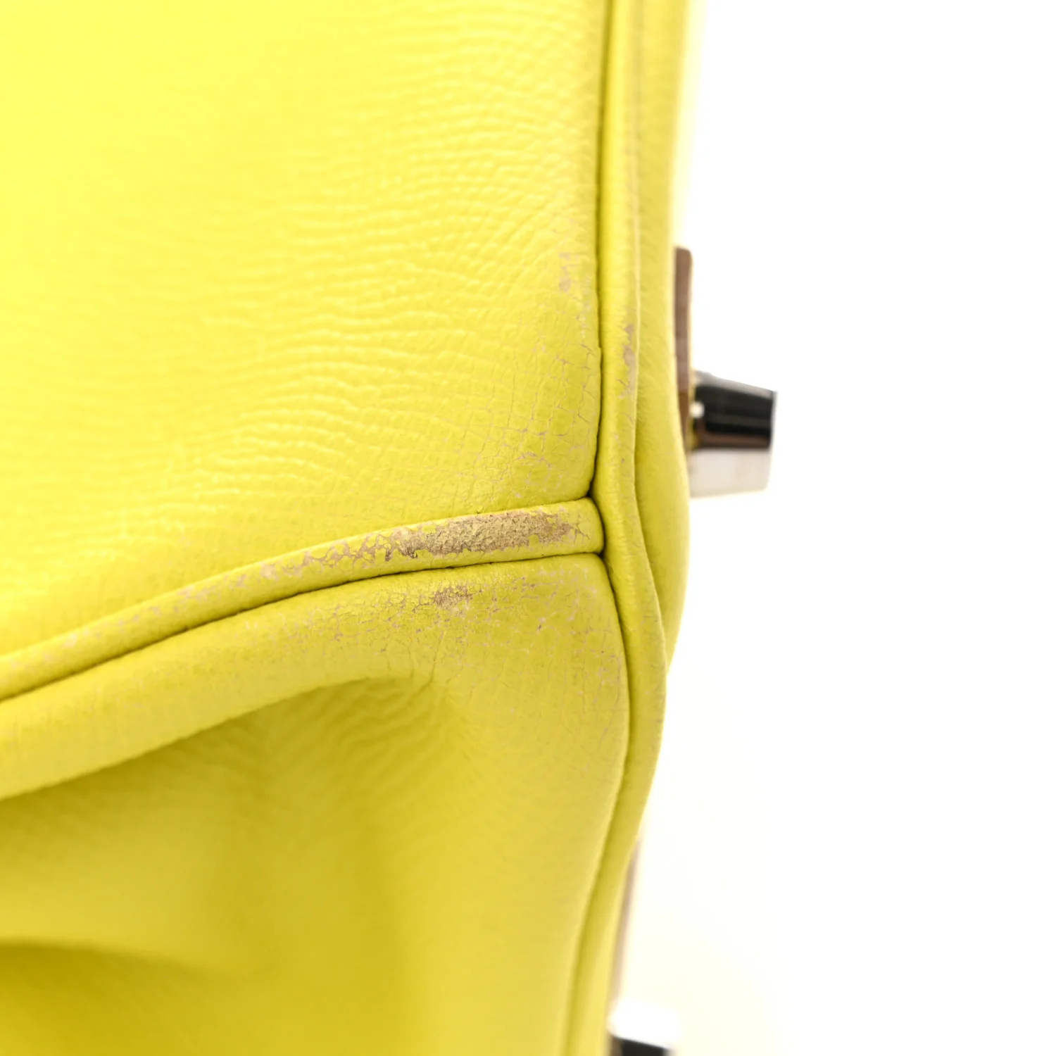 Epsom Candy Birkin 25 Lime Gris Perle - Top Club