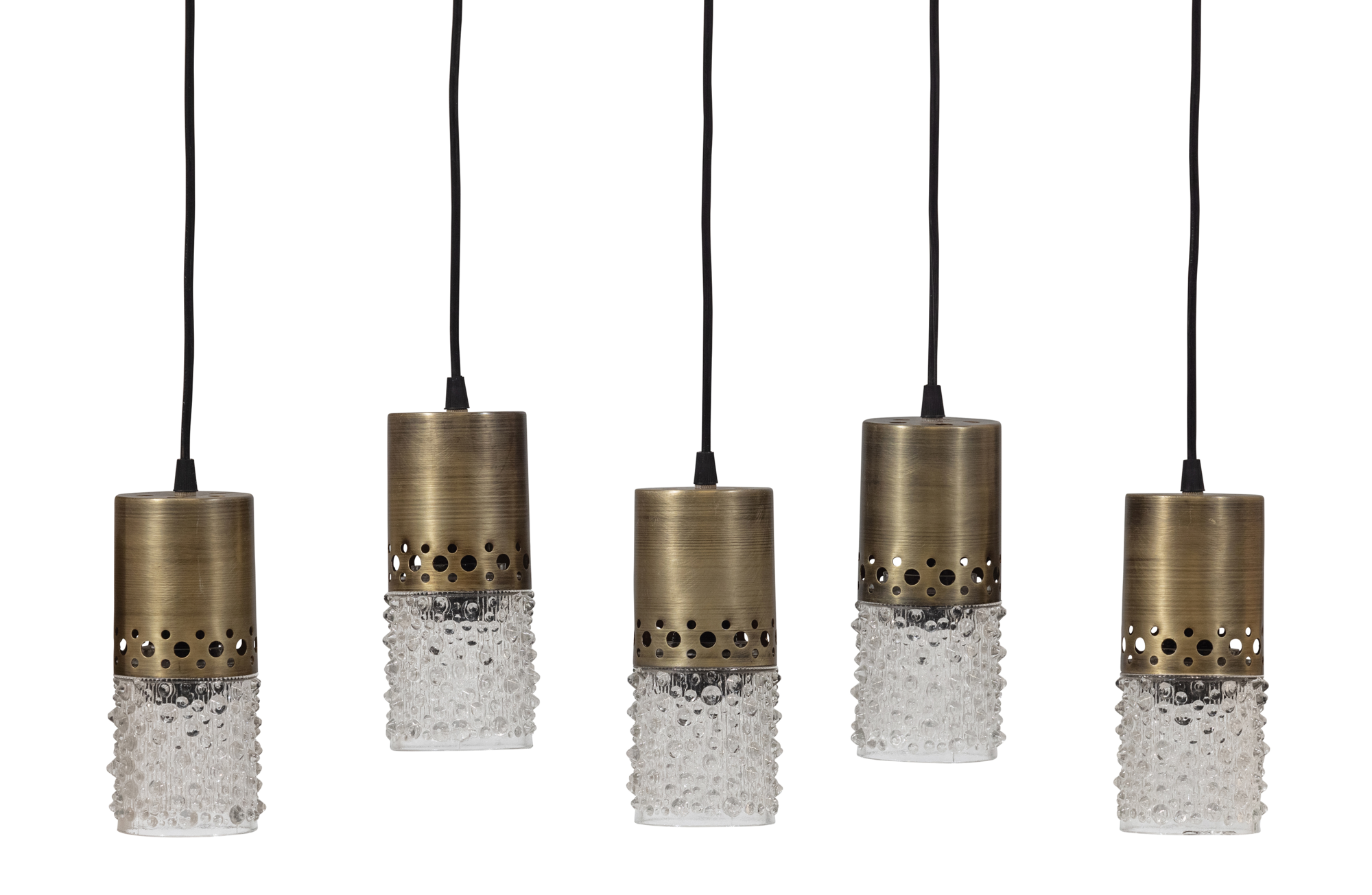 Hanglamp Sprinkle 5 lampen - antique brass