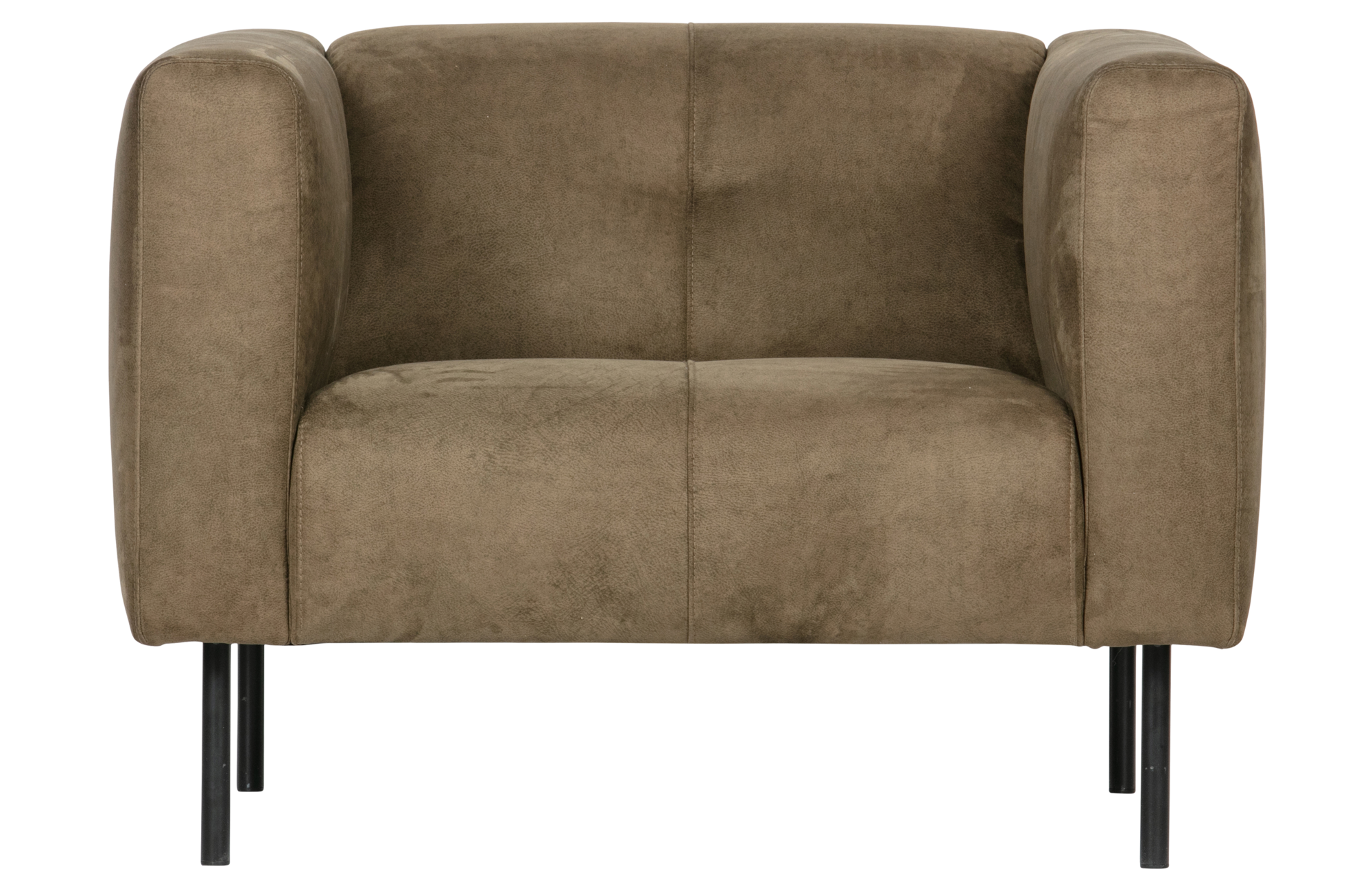 vtwonen fauteuil Skin Fauteuil Skin olijfgroen