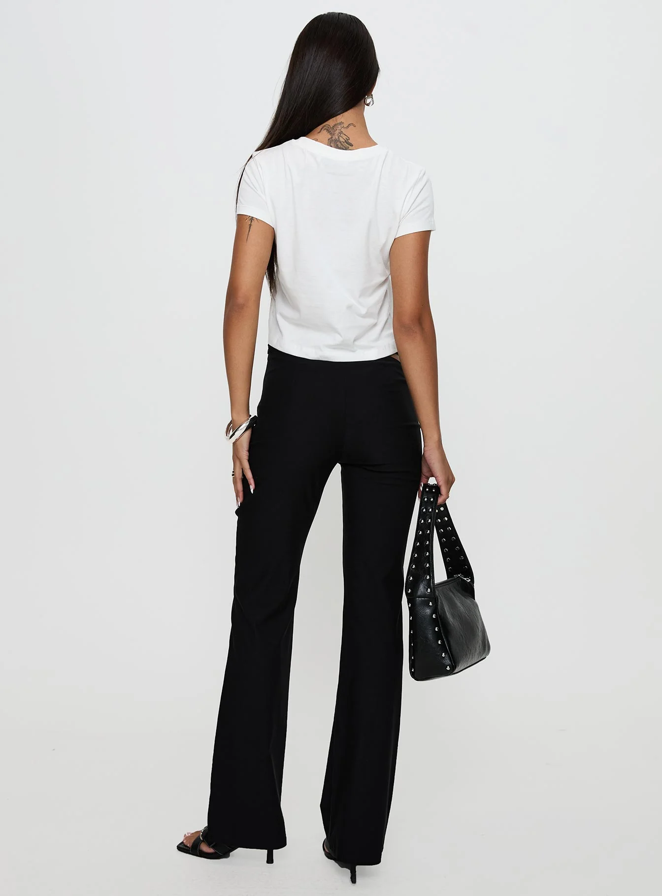 Eyes On You Flare Pants Black