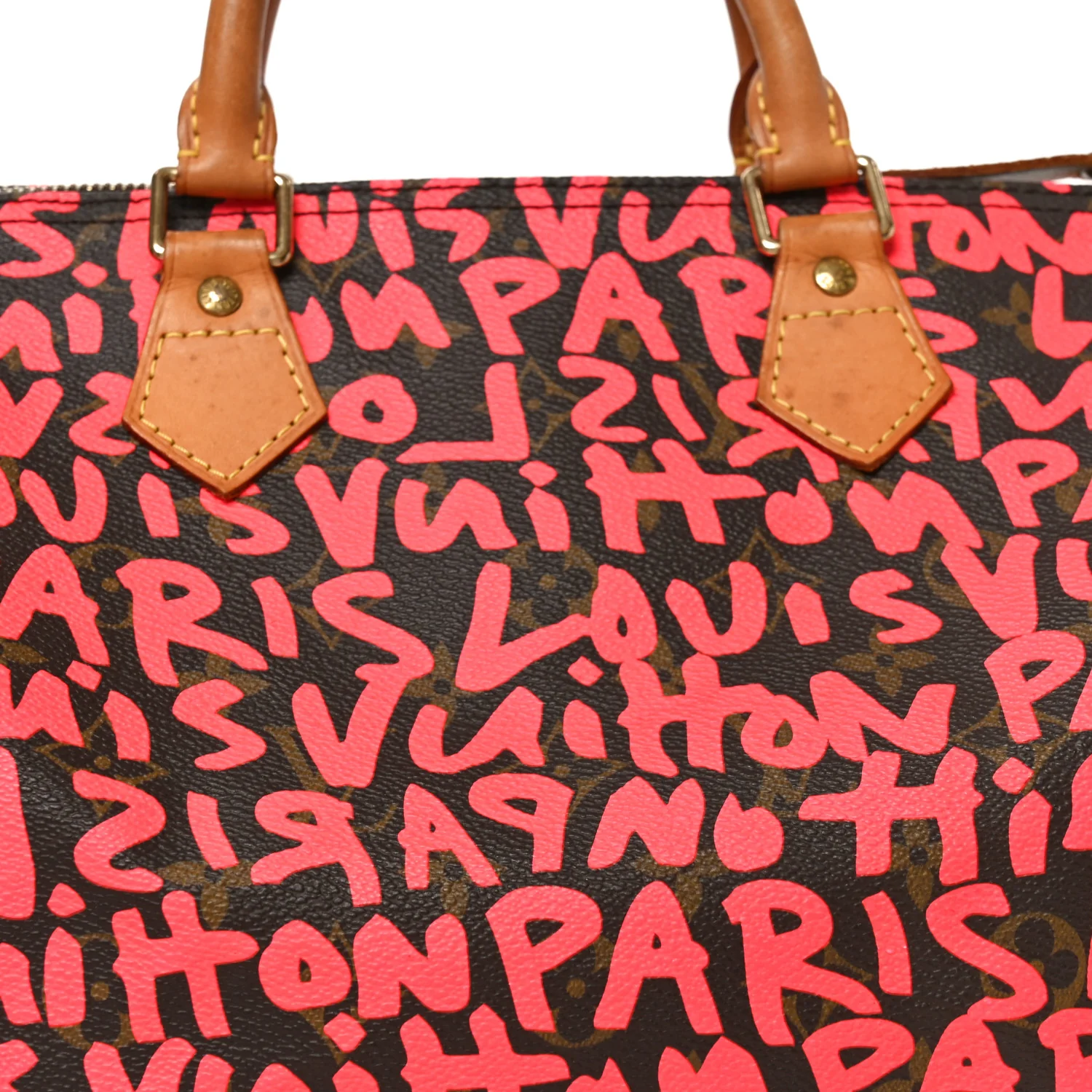 Monogram Graffiti Speedy 30 Fuchsia - Top Club