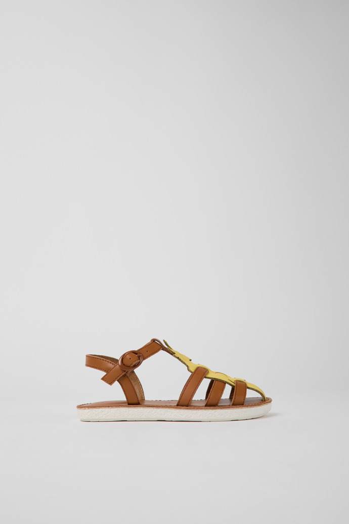 Twins Multicolored Leather Sandals for Boys