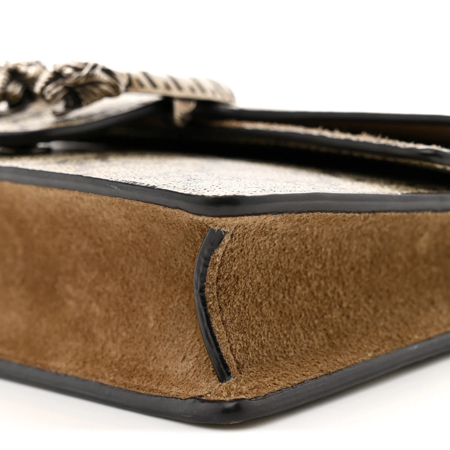 GG Supreme Monogram Super Mini Dionysus Shoulder Bag Taupe - Top Club