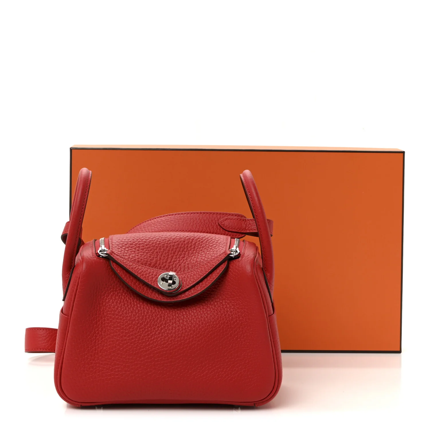Taurillon Clemence Mini Lindy 20 Rouge Radieux - Top Club