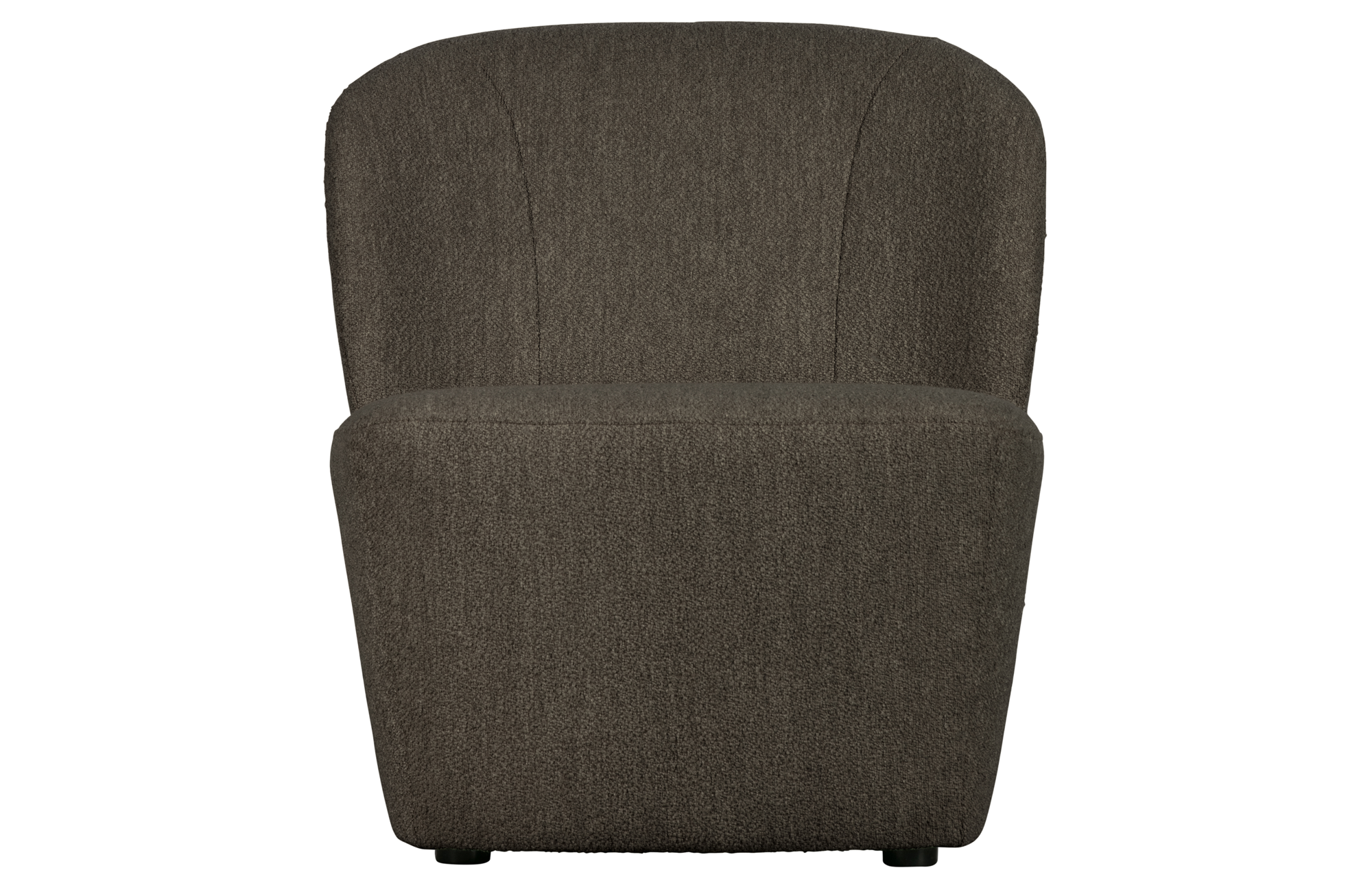 vtwonen fauteuil Lofty bouclé Bruin